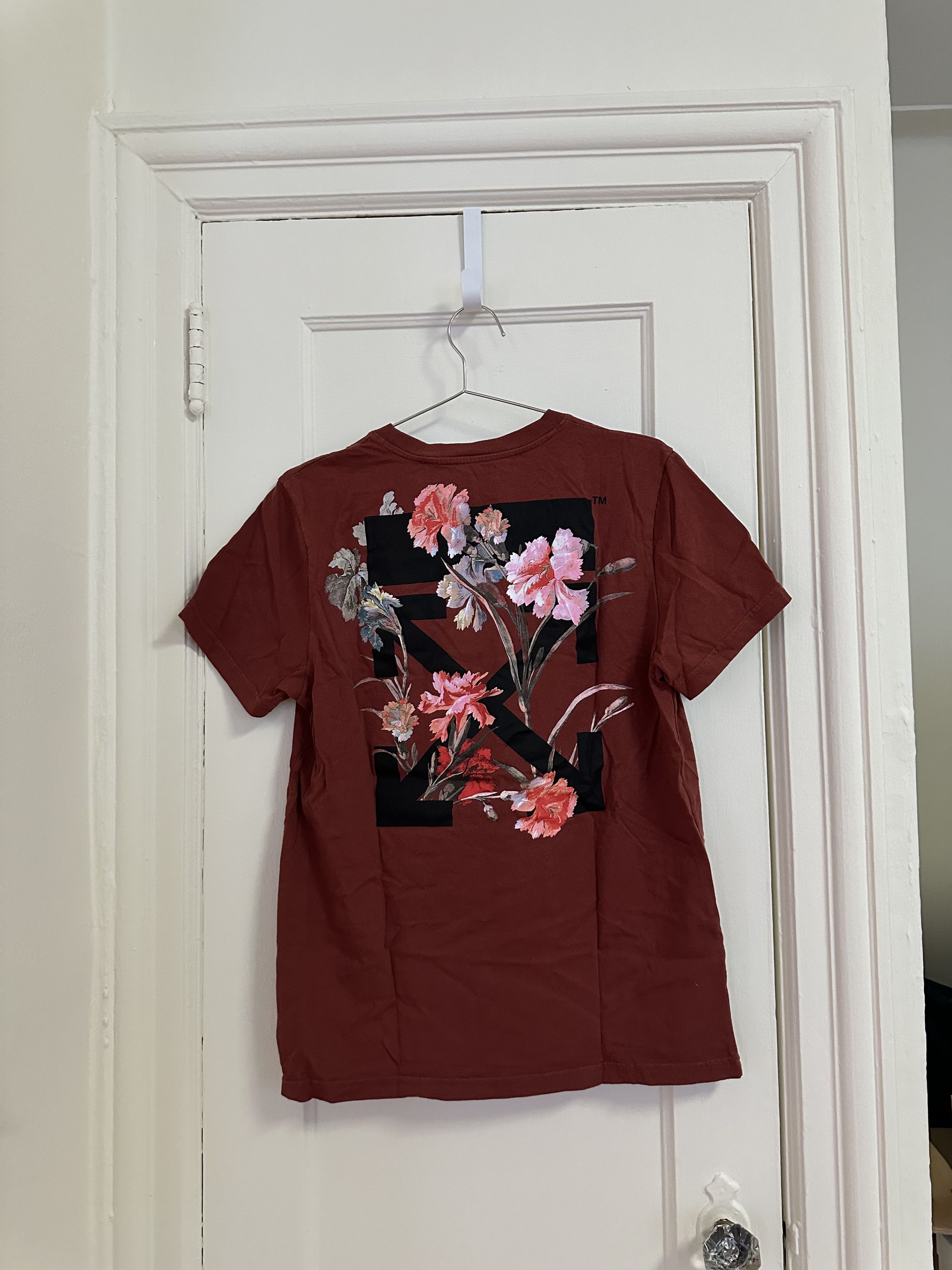 Off-White × Virgil Abloh Off-White Sakura T-Shirt Size XL / US 12-14 / IT 48-50 - 2 Thumbnail