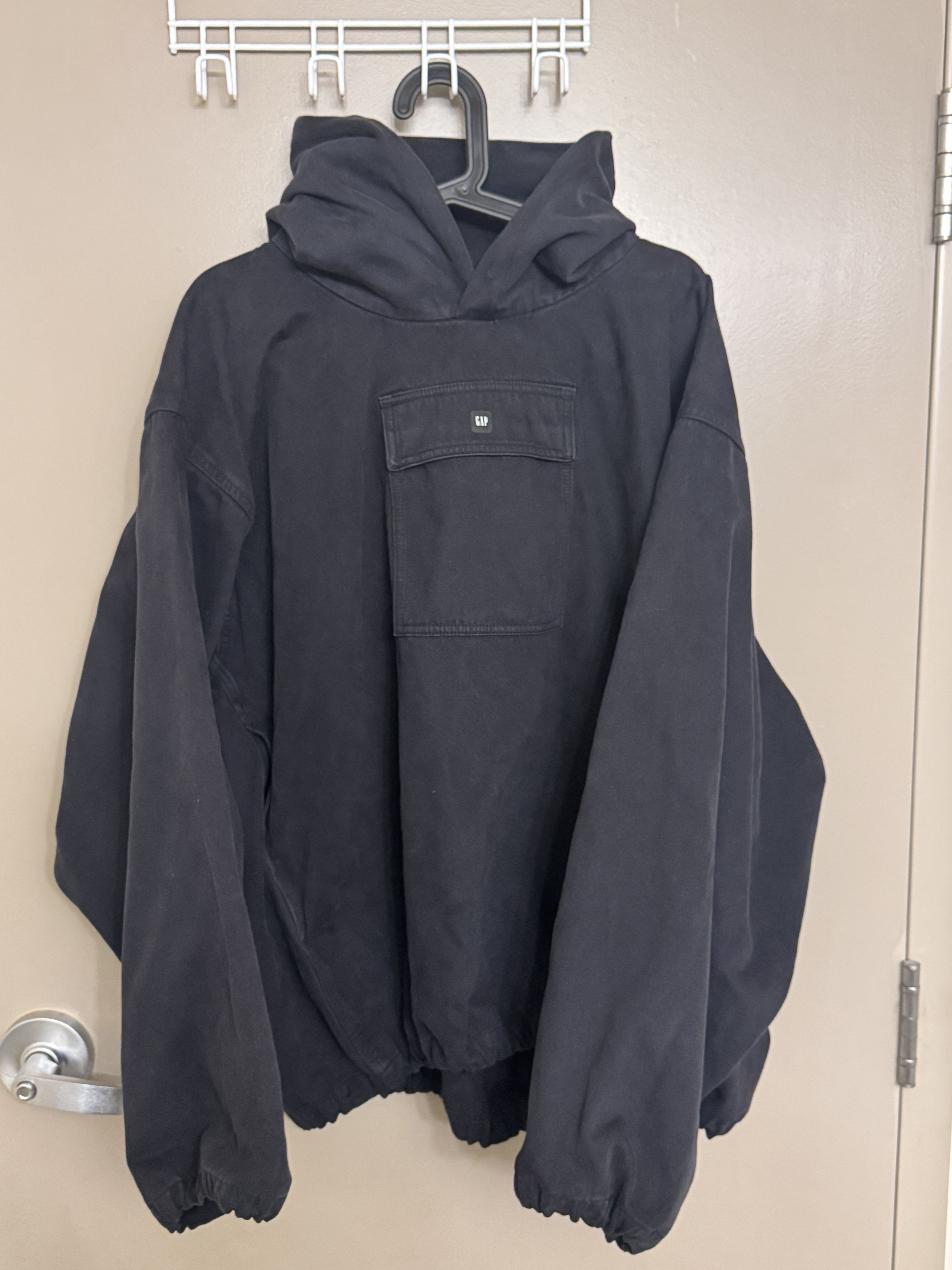 Gap × Kanye West Yeezy Gap Balenciaga Nylon Padded Anorak Hoodie 
