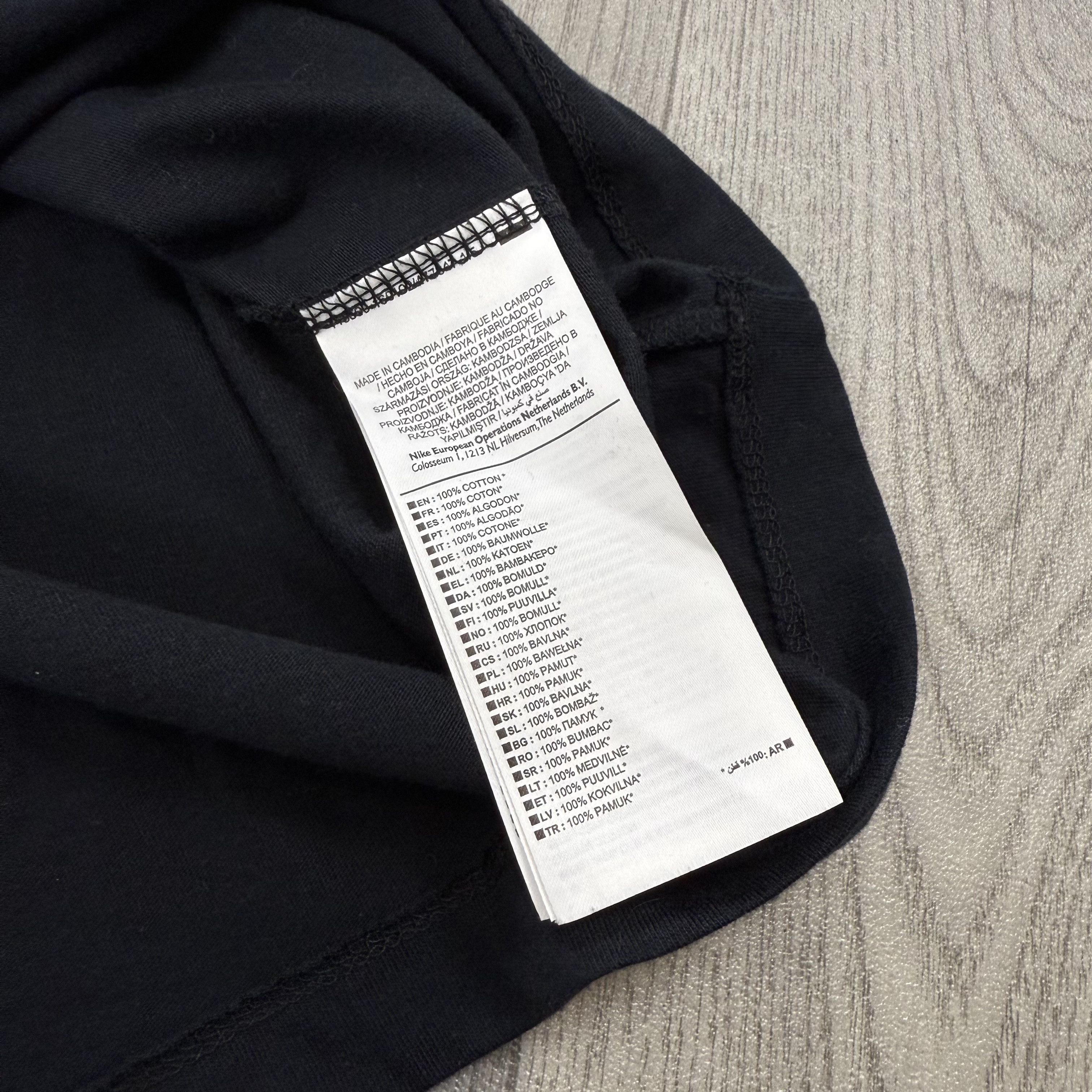 Nike Nike Swoosh Oversized Black Tee Shirt Size US M / EU 48-50 / 2 - 6 Thumbnail
