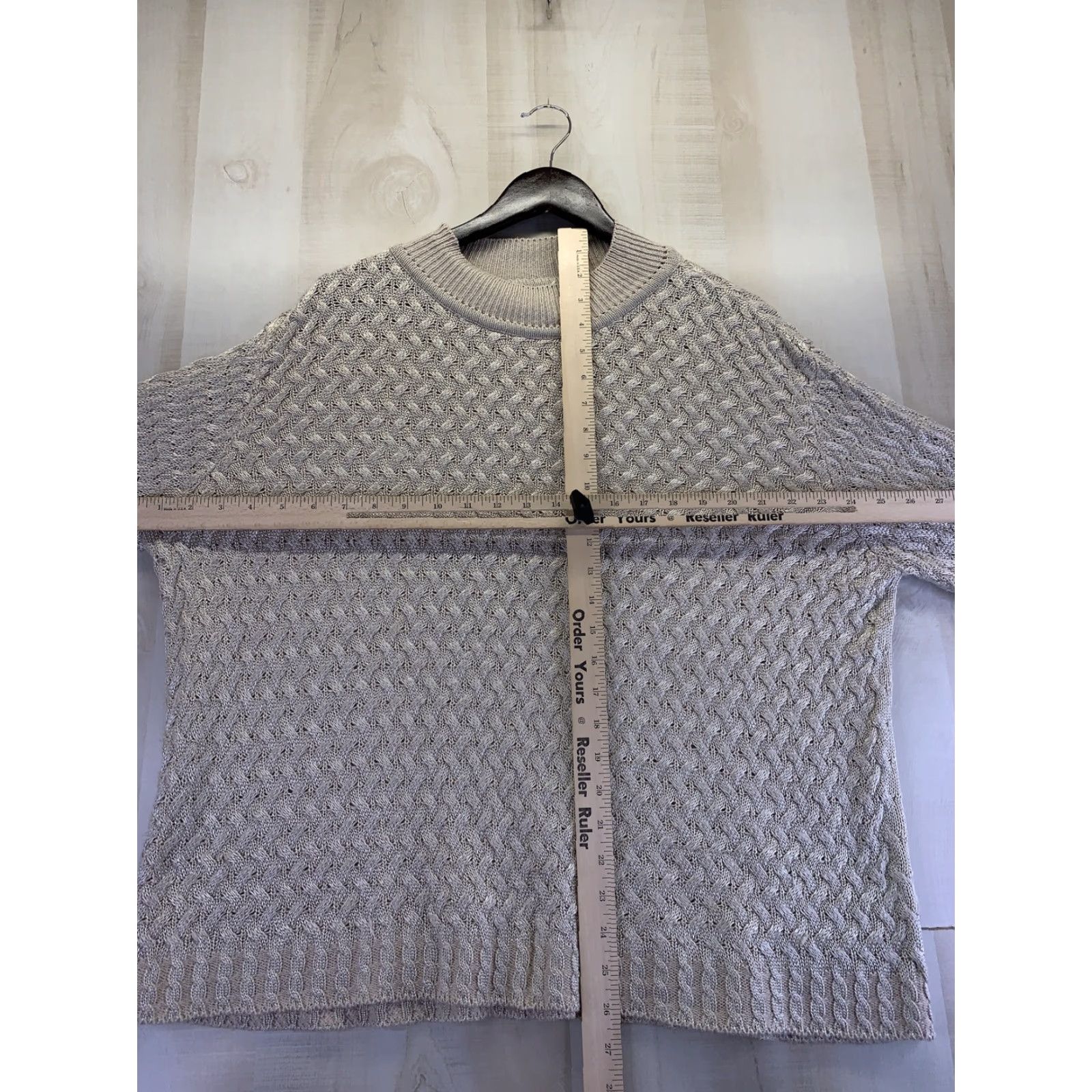 Vintage VINTAGE Cotton Forever US Made Ivory Knit Sweater Womens XL-6854 Size XL / US 12-14 / IT 48-50 - 4 Thumbnail