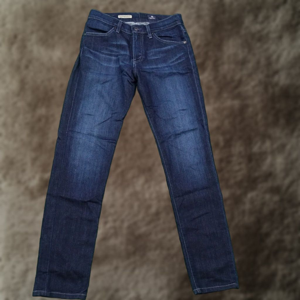 Vintage ADRIANO GOLDSCHMIED THE FARRAH SKINNY HIGH RISE DENIM BLUE JEANS WOMENS 28R Size 28" / US 6 / IT 42 - 1 Thumbnail
