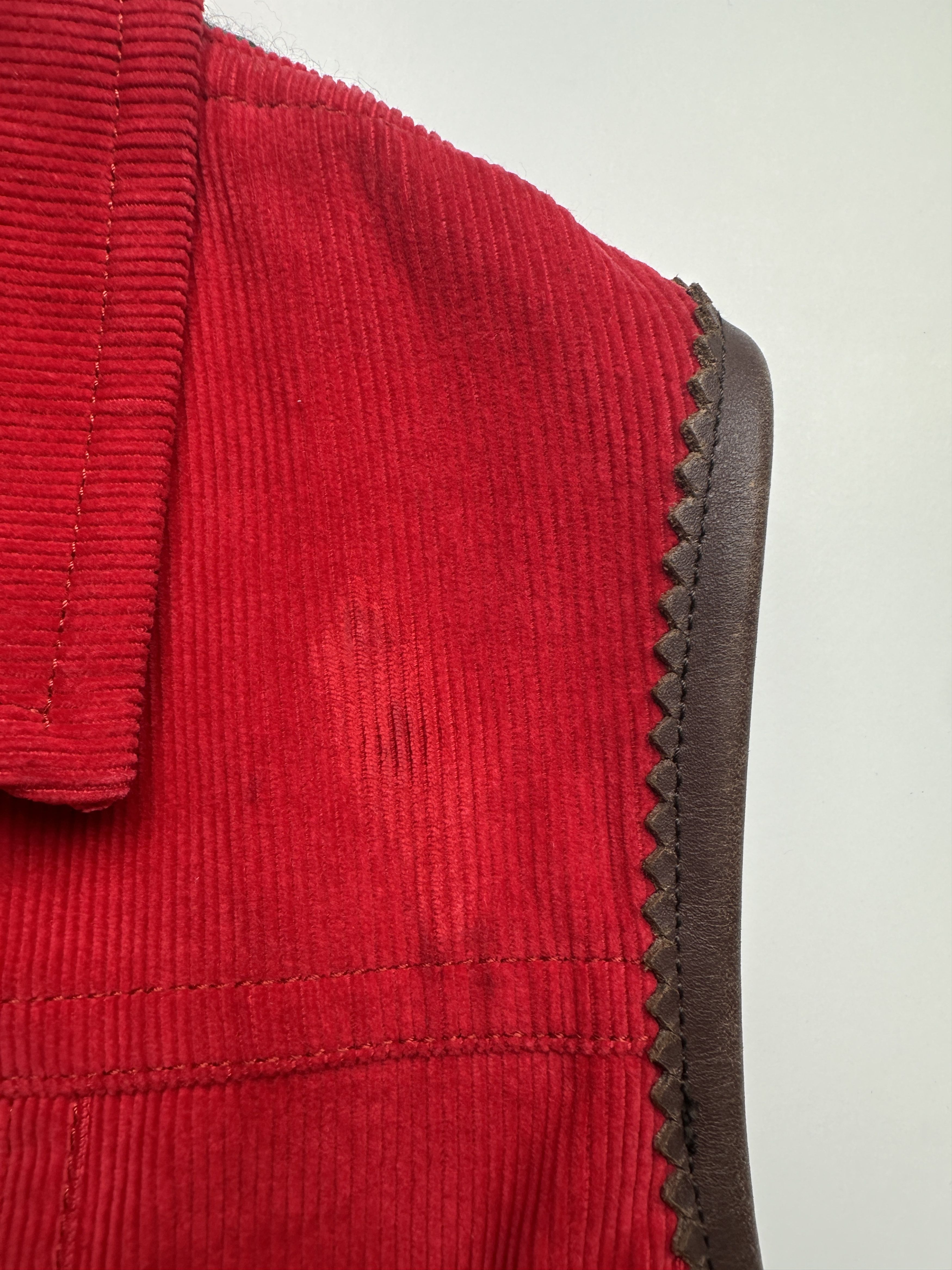 Dsquared2 Dsquared2 Red Corduroy Vest Size US S / EU 44-46 / 1 - 5 Thumbnail