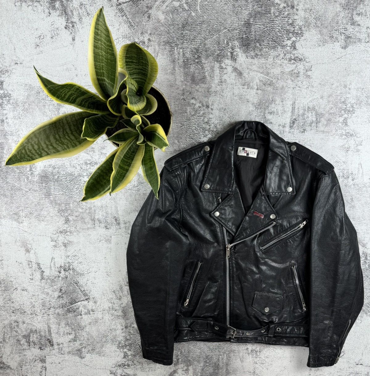 Genuine Leather Tyla Tiger Tailz Wildhearts Punk Real Racing Custom Jacket Size US M / EU 48-50 / 2 - 2 Thumbnail