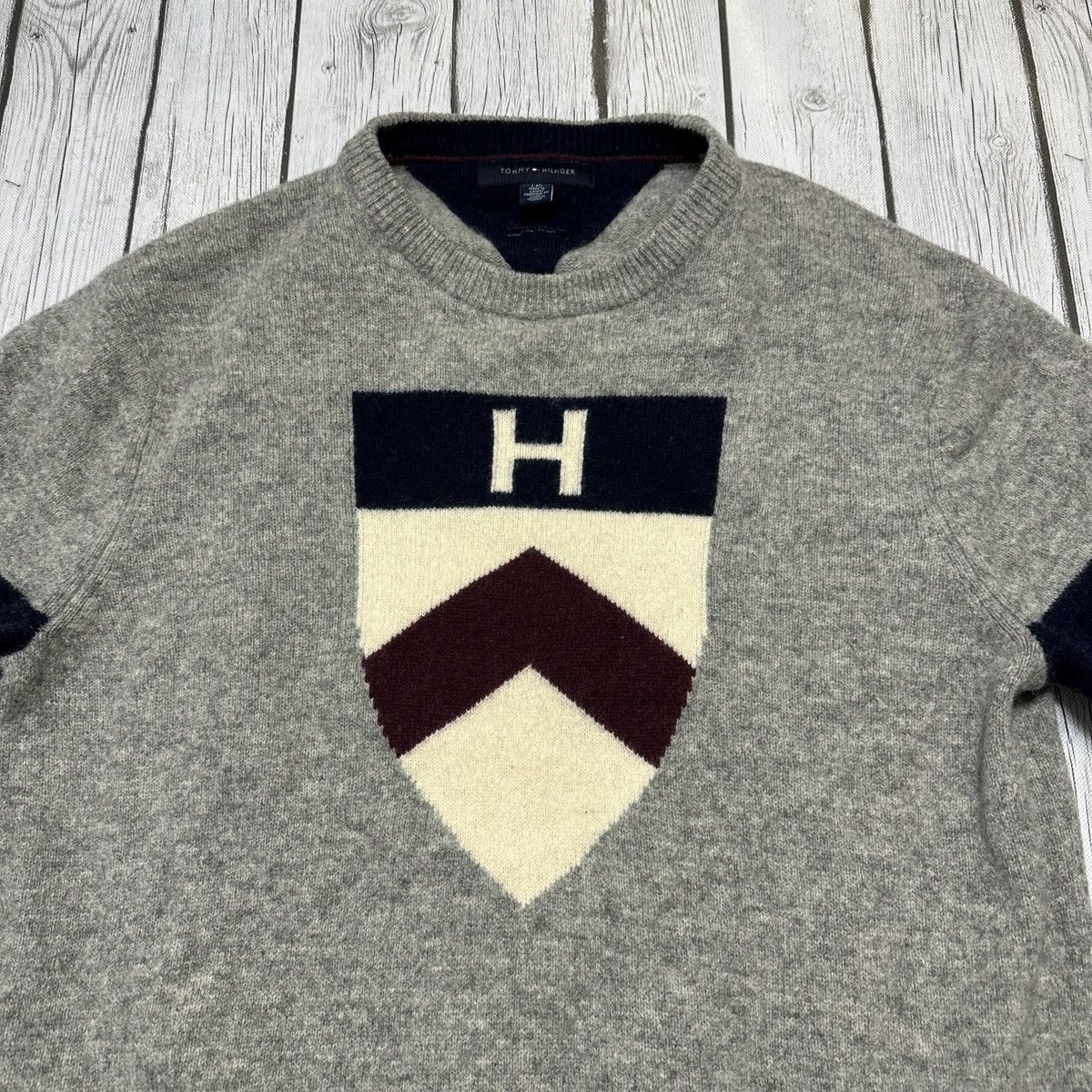 Tommy Hilfiger Tommy Hilfiger lambswool sweater Size US L / EU 52-54 / 3 - 3 Thumbnail