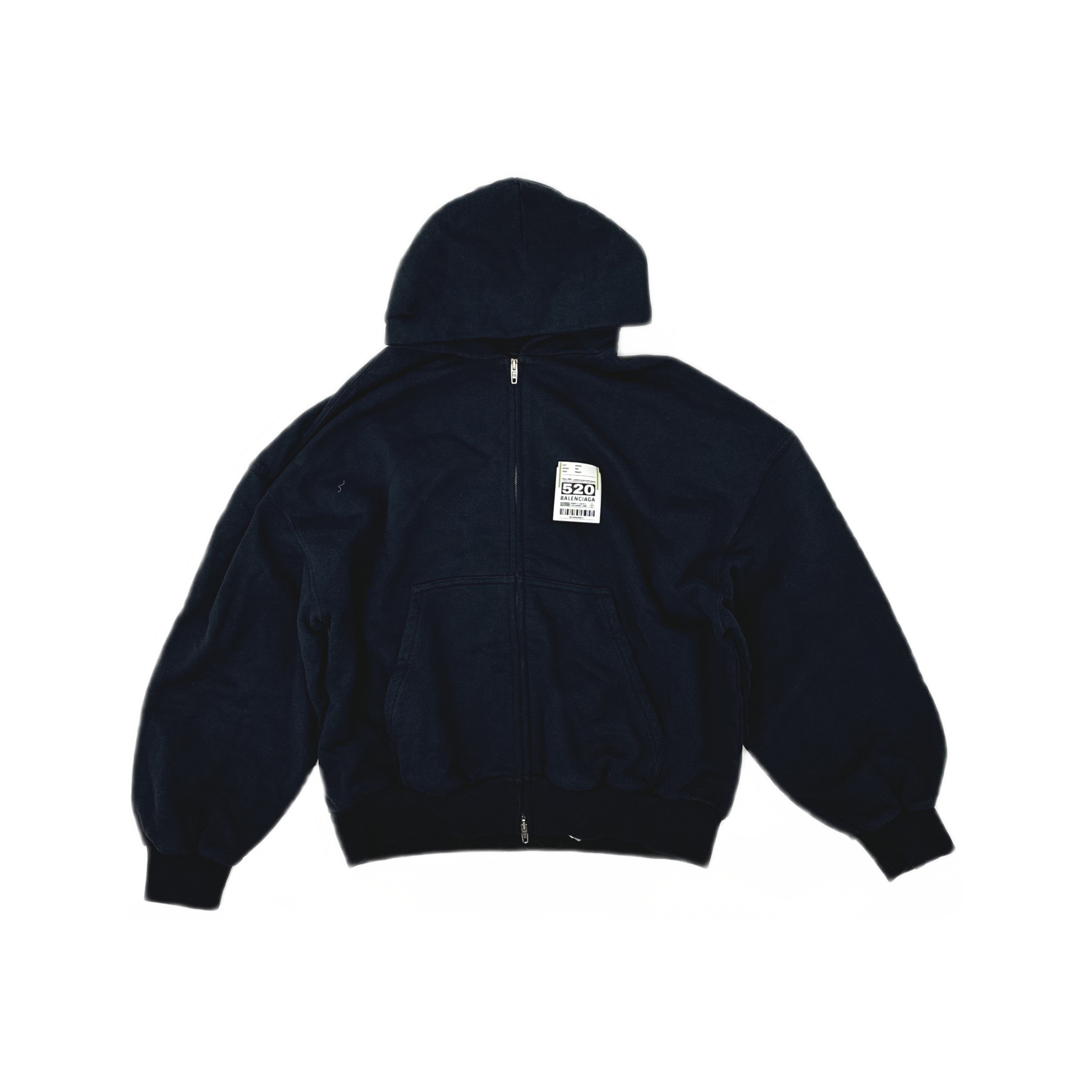 Balenciaga Fw22 BALENCIAGA Polo Zip-Up Hoodie Large Fit Rare Size