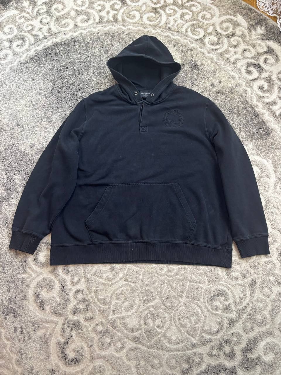 Harley Davidson Harley-Davidson Willie G Skull Button Hoodie 2XL Black Size US XXL / EU 58 / 5 - 12 Thumbnail
