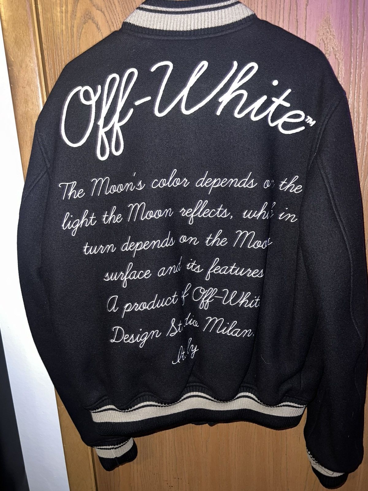 Off-White OFF WHITE- Moonphase Bomber Jacket Size US L / EU 52-54 / 3 - 2 Thumbnail