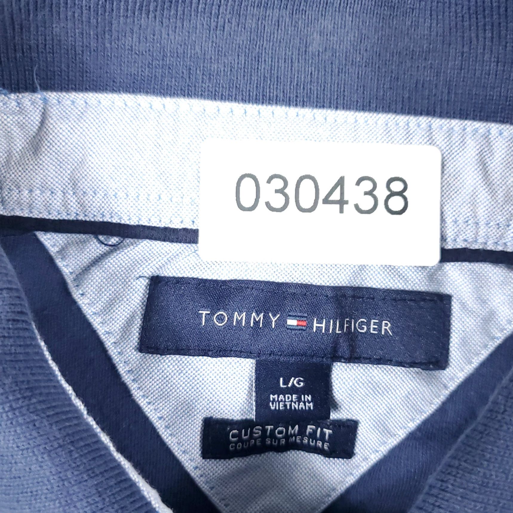 Tommy Hilfiger Tommy Hilfiger Polo Shirt Adult Large Blue Short Sleeve Mens Size US L / EU 52-54 / 3 - 7 Thumbnail