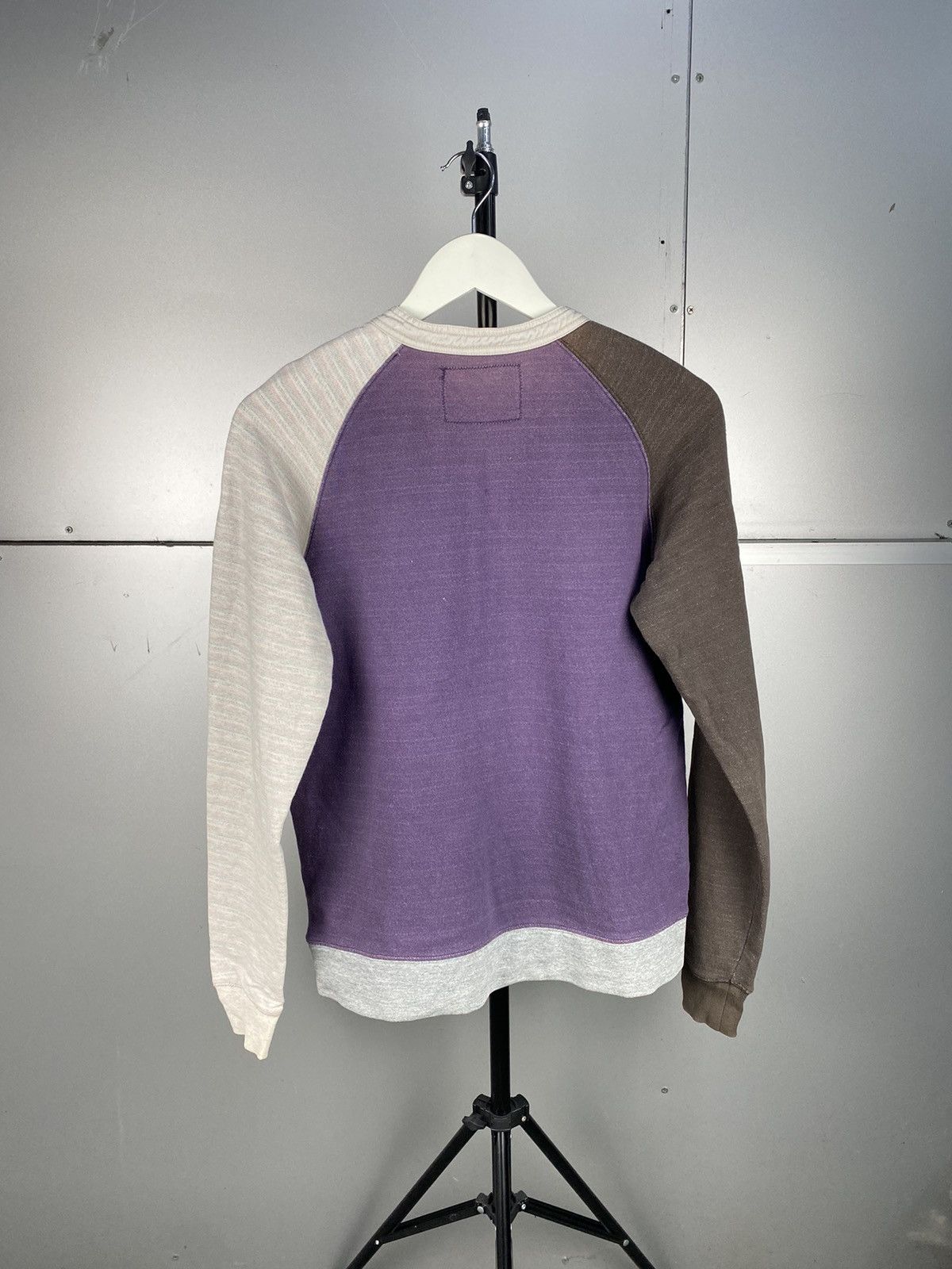 Japanese Brand Kriff Mayer Multicolor Raglan Sweater Size US S / EU 44-46 / 1 - 7 Thumbnail
