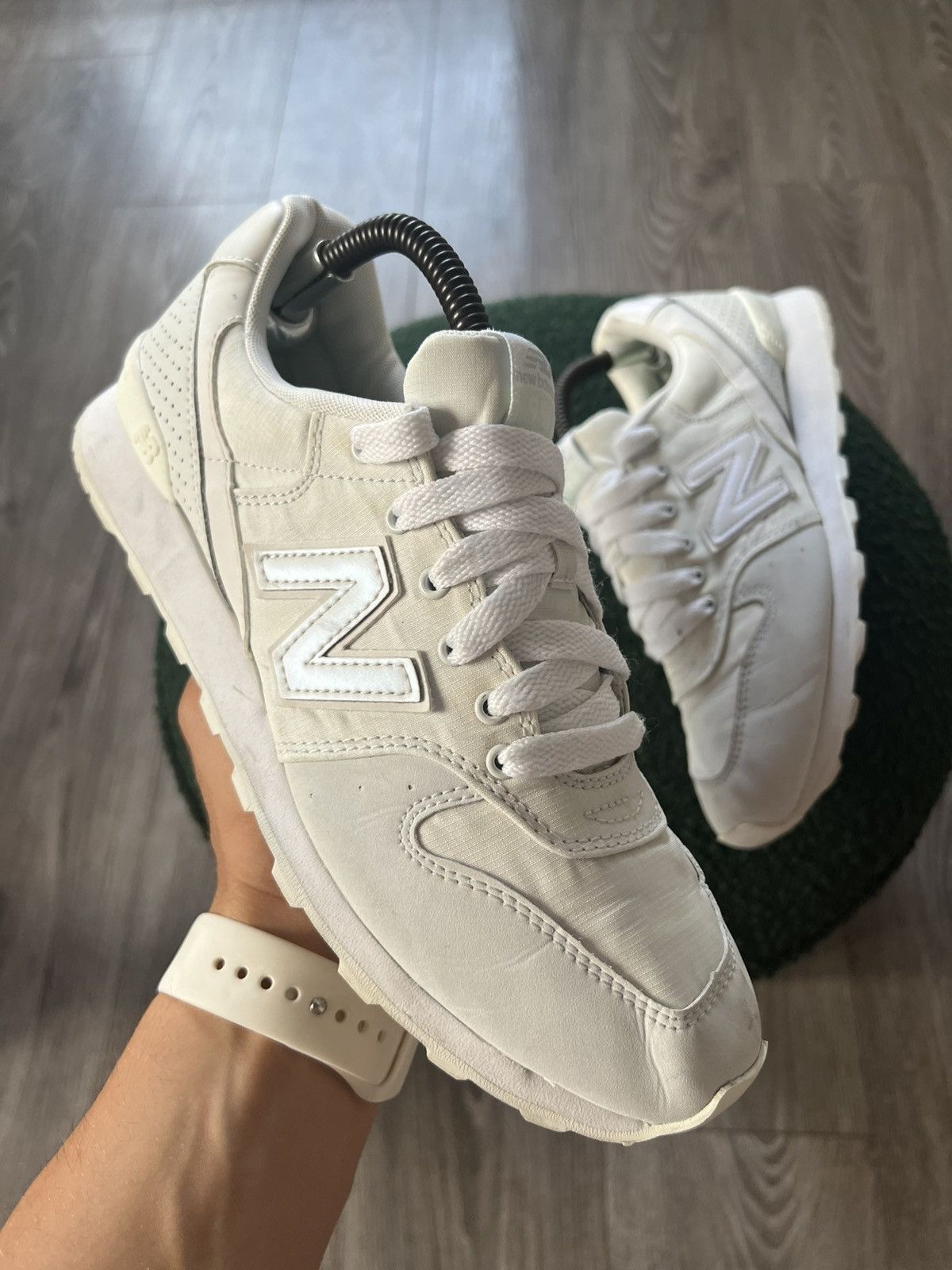 Japanese Brand × New Balance ‼️New Balance 996 Running Navy White Sneakers‼️ Size US 8 / IT 38 - 8 Thumbnail