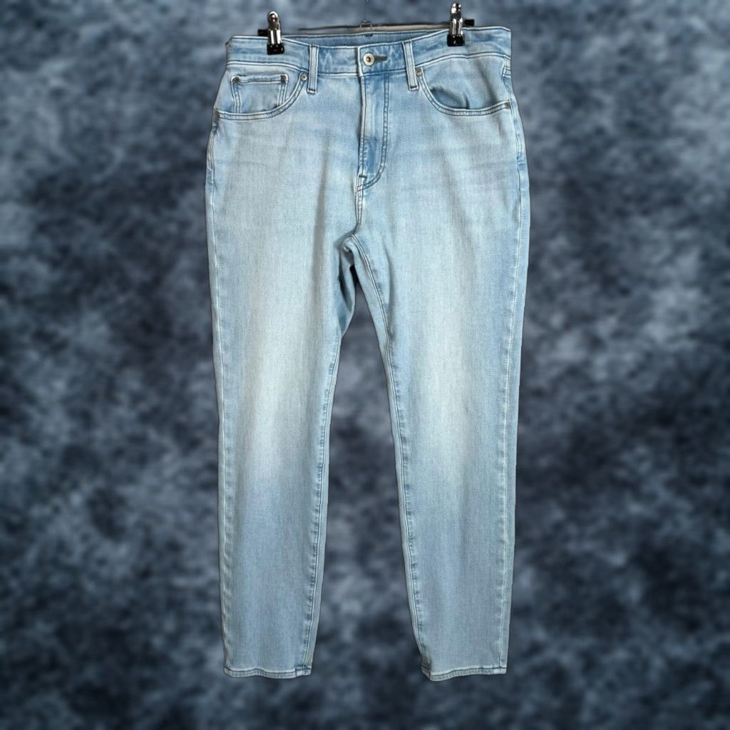 Uniqlo Uniqlo Jeans Womens Slim Skinny High-Waisted Light Wash 29in 28in Inseam Size M Blue Cotton Blend Denim 5-Pocket Size 32" / US 10 / IT 46 - 1 Thumbnail