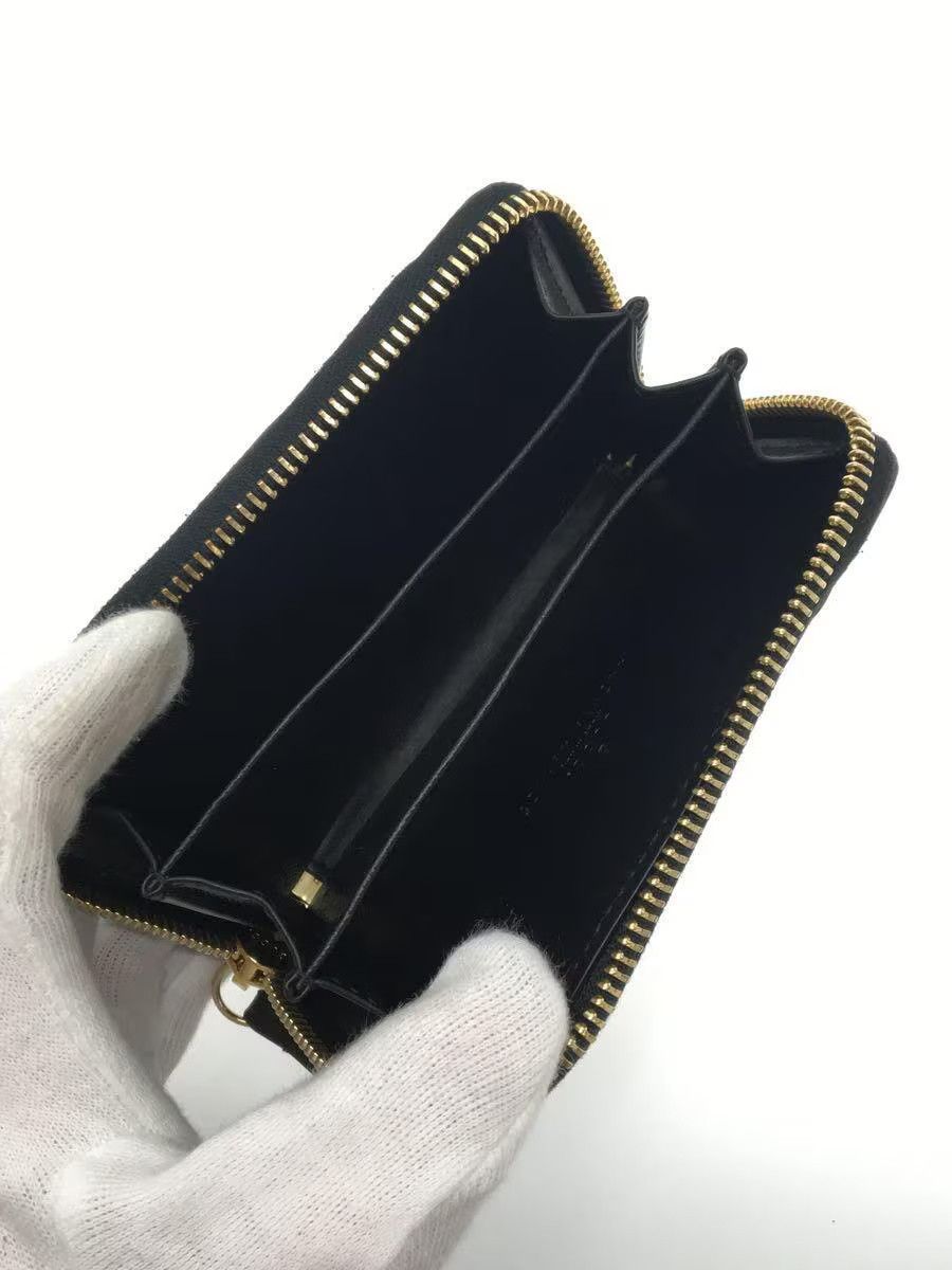 Gucci Gucci Leather Monogram Card Case Black Size ONE SIZE - 4 Thumbnail