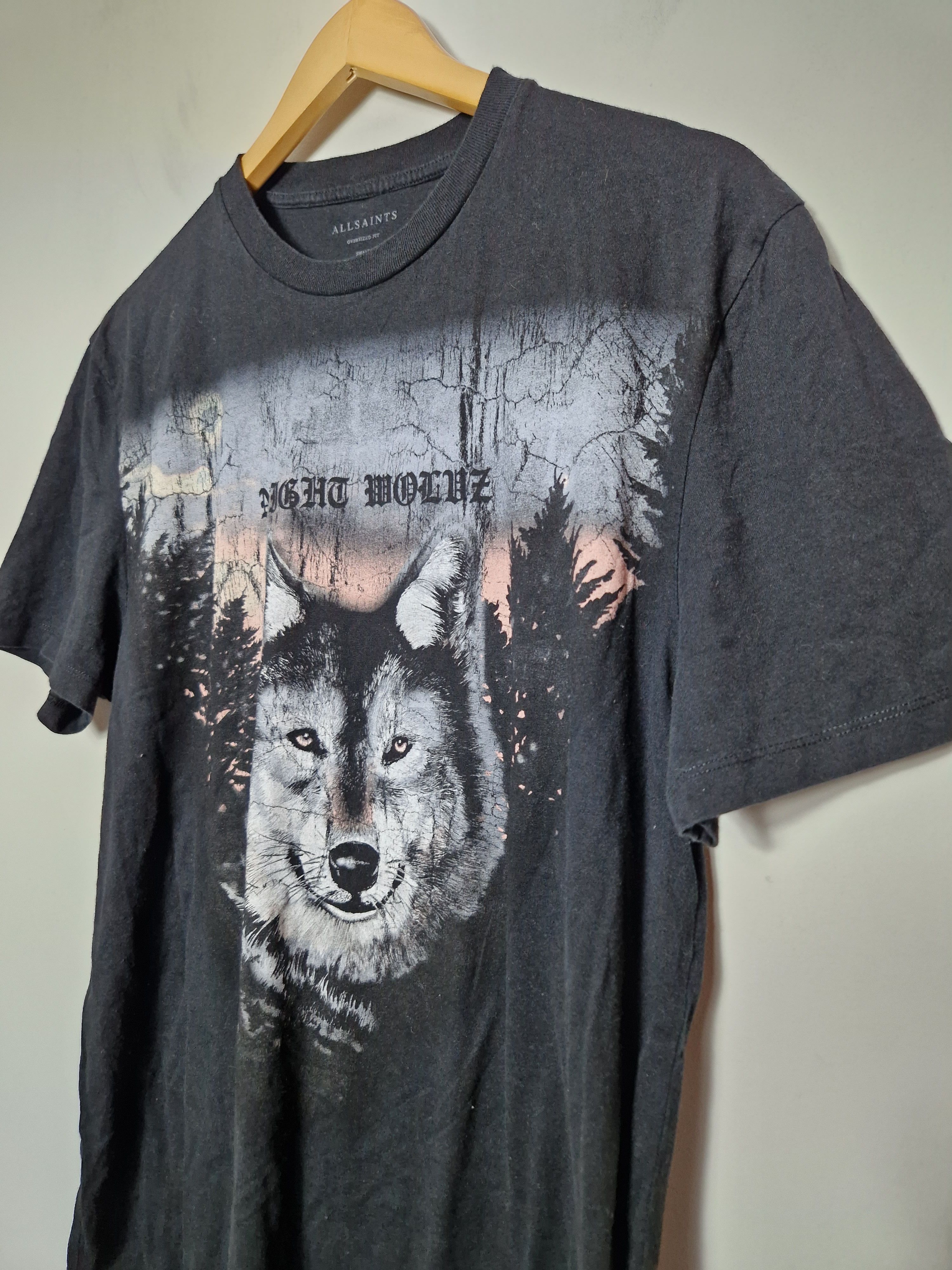 Allsaints Allsaints wolf print oversized tee Size US S / EU 44-46 / 1 - 4 Thumbnail