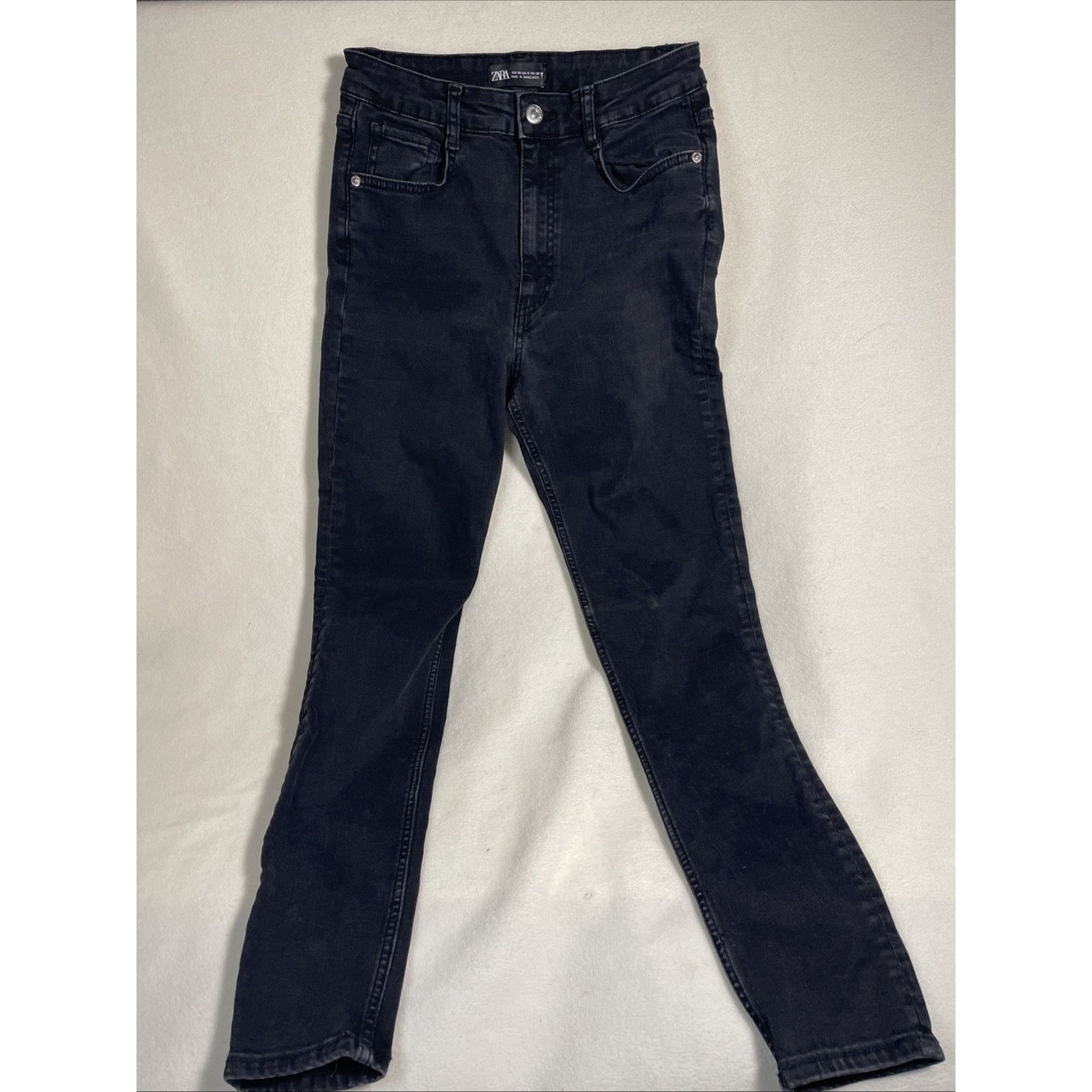 Zara Zara Jeans High Waist Skinny in Sein Black Women’s Size 6 Size 28" / US 6 / IT 42 - 2 Thumbnail