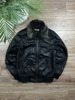 Schott leather hot sale jacket used