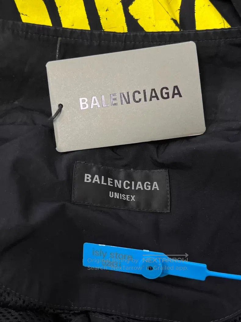 Balenciaga Balenciaga Letter Print High Neck Zipper Long Sleeve Jacke Size US S / EU 44-46 / 1 - 4 Thumbnail