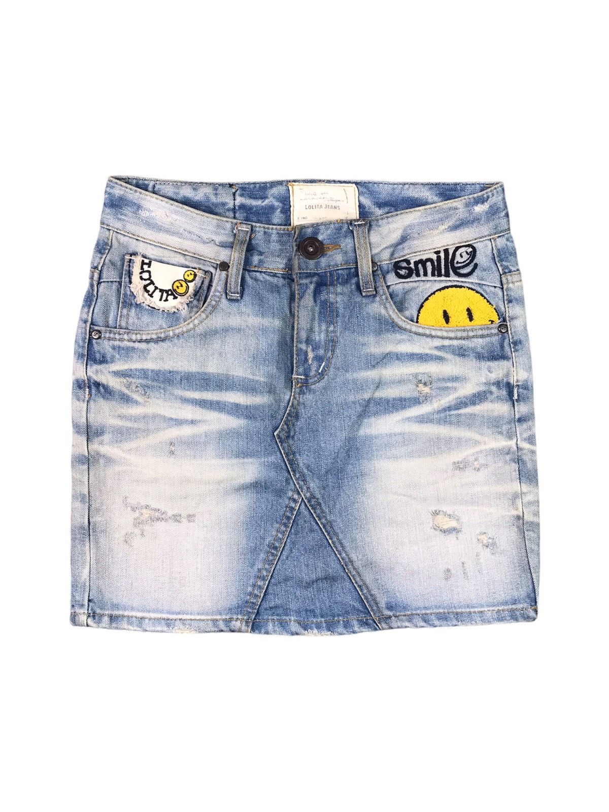 Japanese Brand × Vintage AUTHENTIC YOSHITOMO NARA SMILE BY LOLITA MINI SKIRT Size 30" / US 8 / IT 44 - 1 Thumbnail