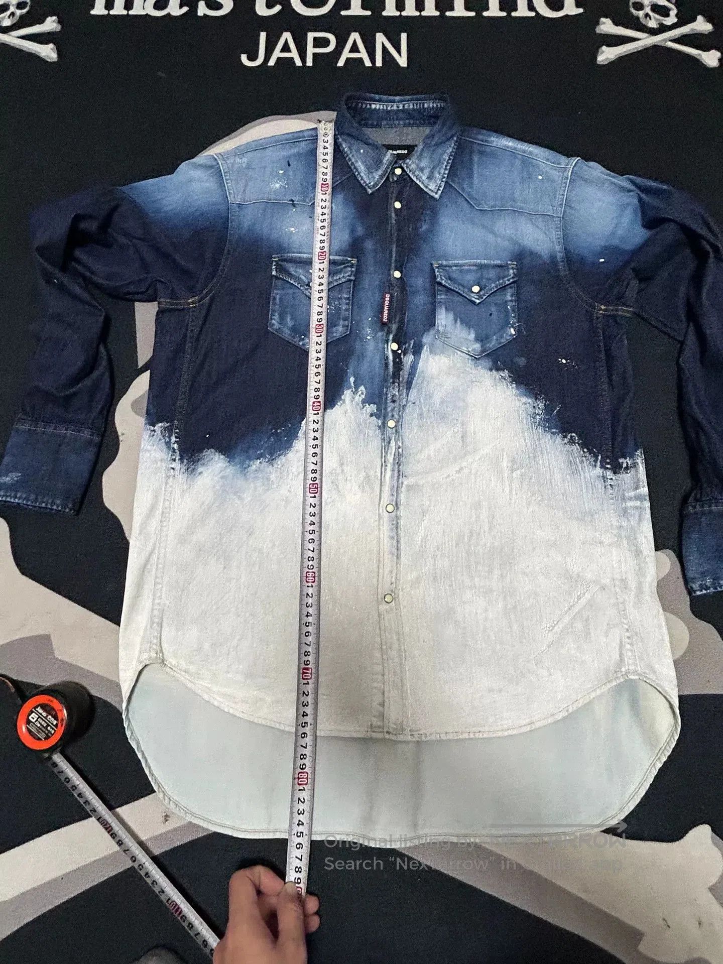 Dsquared2 Dsquared2 Trapez Denim Shirt for Men. Size US M / EU 48-50 / 2 - 8 Thumbnail