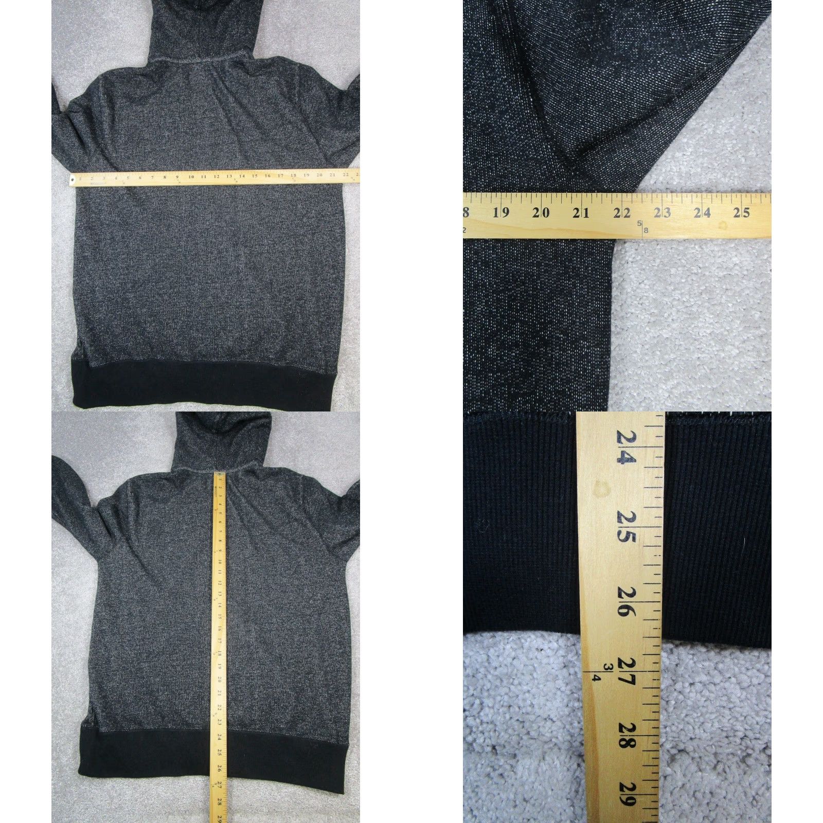 Roots VINTAGE Roots Hoodie Womens L Black Cotton Blend Full Zip Crew Neck Activewear Hiking Running & Jogging Walking Mens Womens Girls Boys Size L / US 10 / IT 46 - 8 Thumbnail
