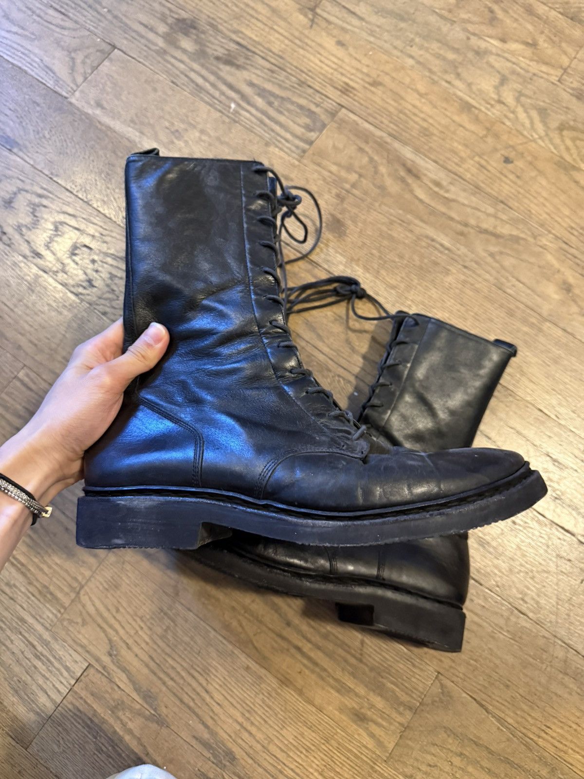 Balmain Balmain decarnin SS11 ranger boots Size US 7 / EU 40 - 1 Thumbnail