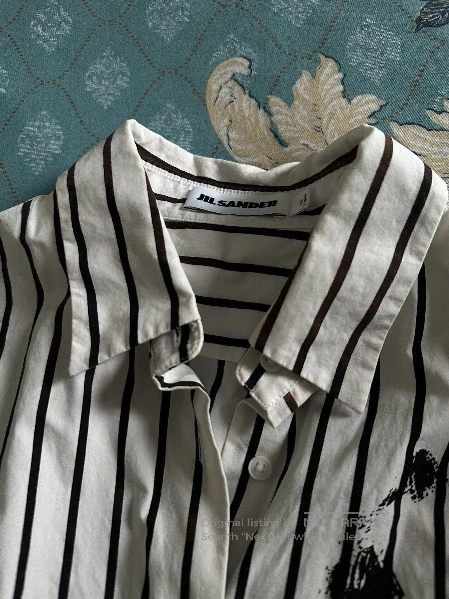 Jil Sander Jil Sander Long Shirt Dress with Stripes. Size S / US 4 / IT 40 - 3 Thumbnail