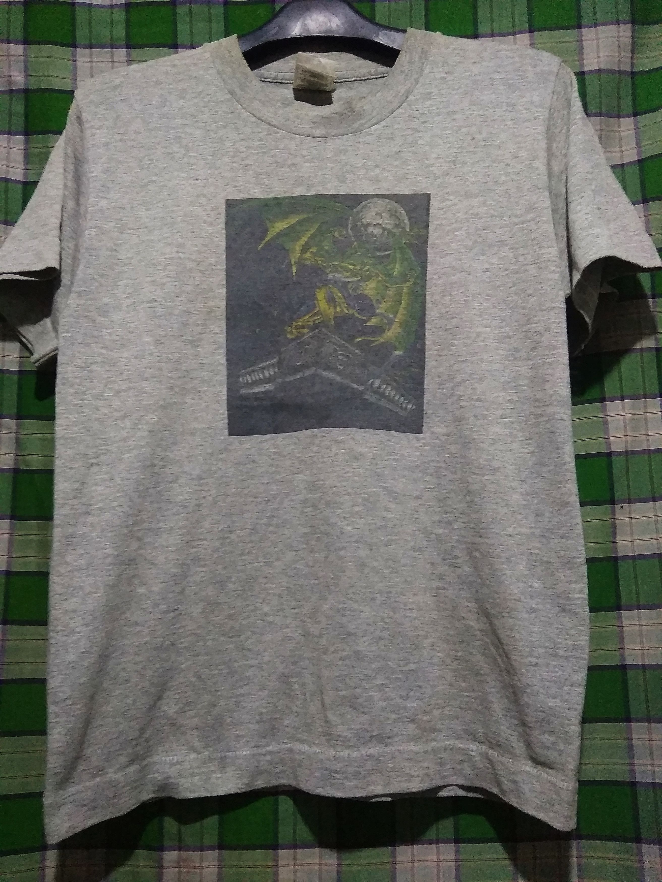 Vintage Vintage 90s Gargoyle Liquid Blue AOP reference t shirt Size US S / EU 44-46 / 1 - 3 Thumbnail
