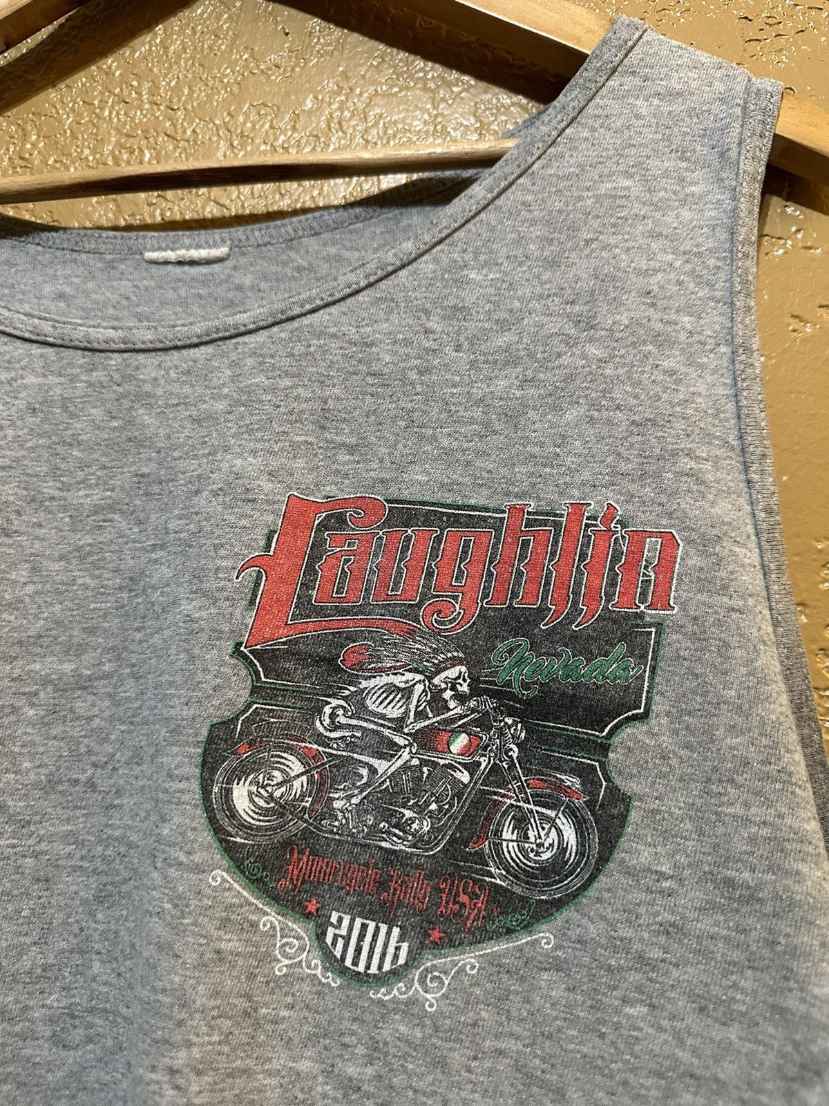 4GSELLER × Harley Davidson × West Coast Choppers Laughlin Motorcycle Rally Skeleton Tank Top XL Choppers Size US XL / EU 56 / 4 - 4 Thumbnail