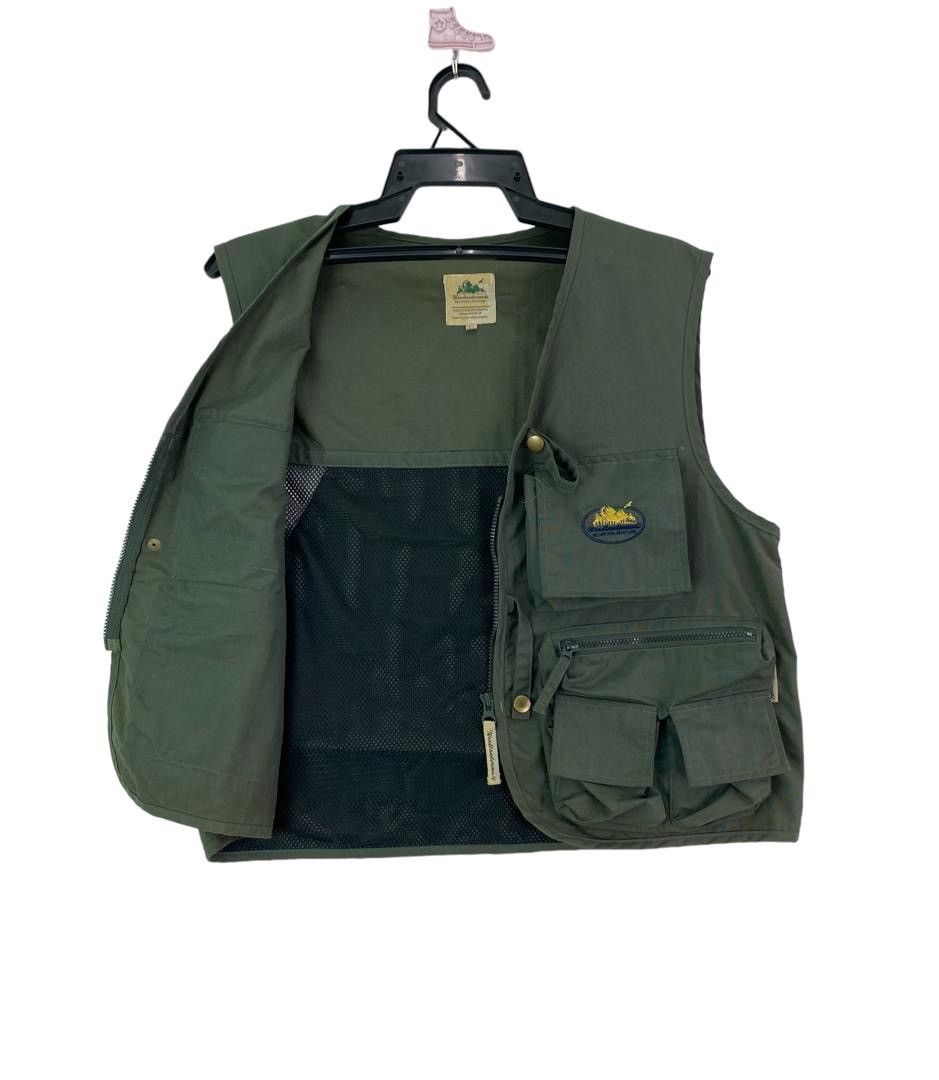 Japanese Brand Vtg 90s rare WOODLAND ERMODI hunting vest cargo pocket Size US M / EU 48-50 / 2 - 6 Thumbnail