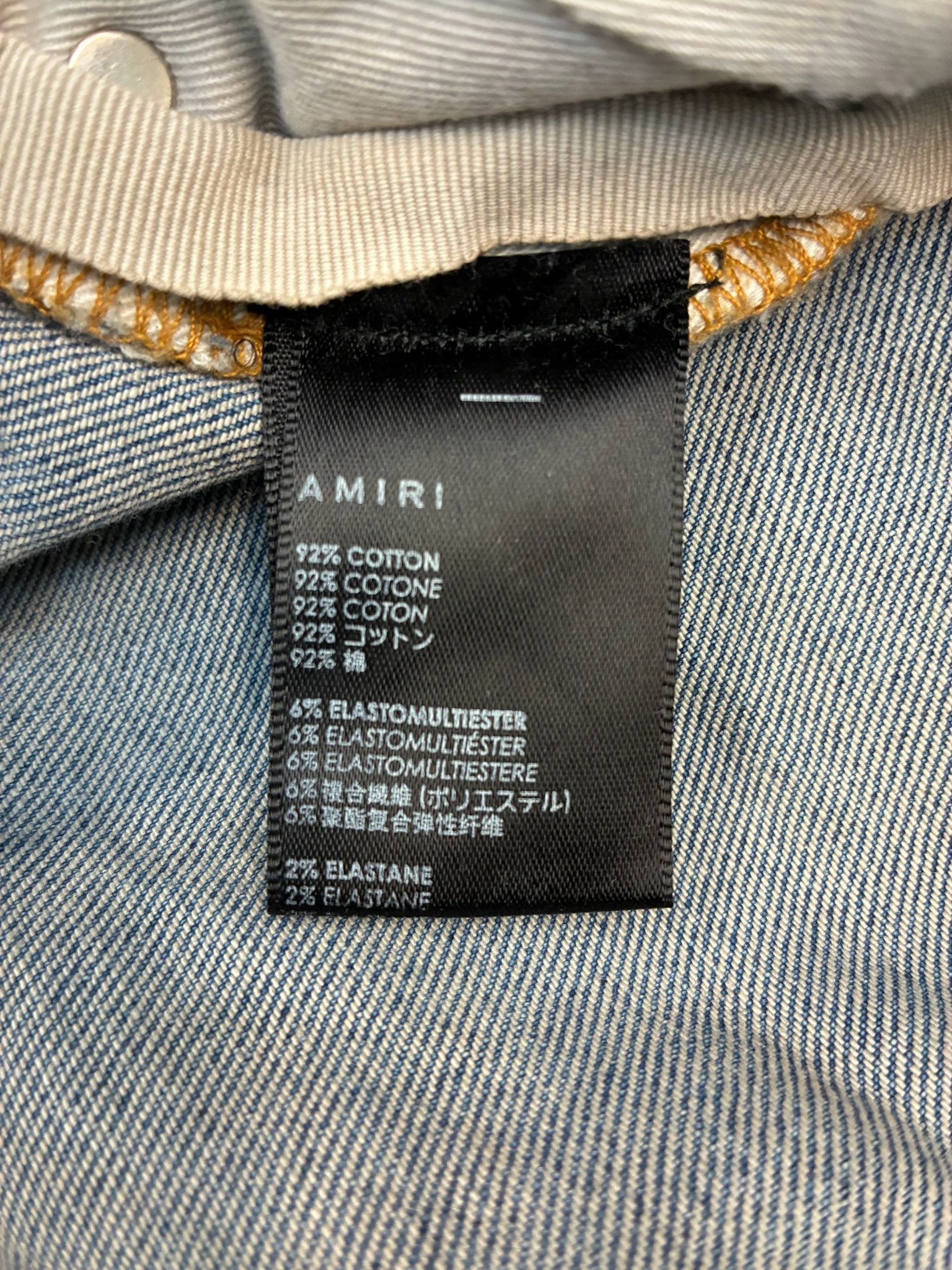 Amiri Amiri Shotgun Ripped Skinny Jeans Size US 32 / EU 48 - 7 Thumbnail