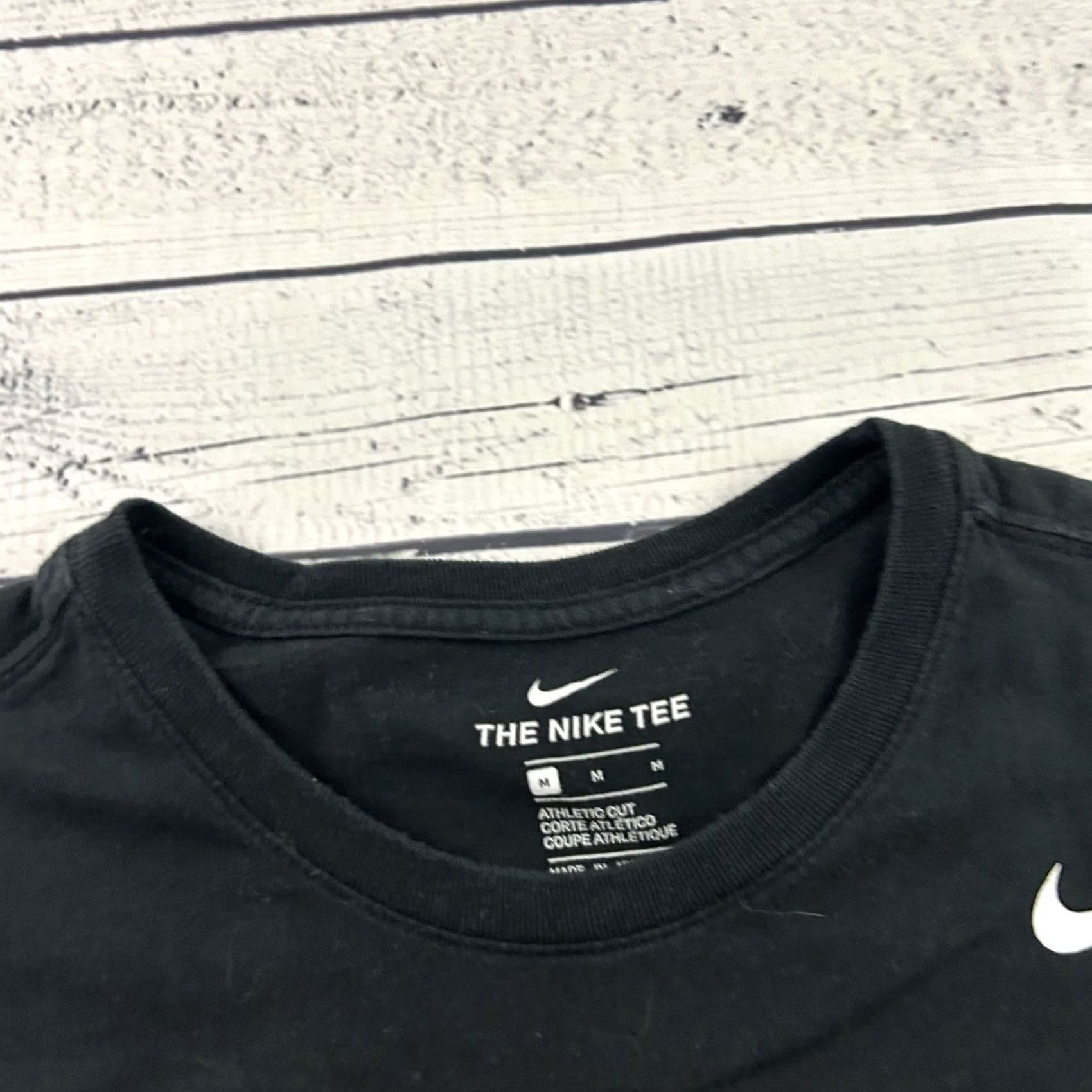Nike Nike Athletic T-Shirt Short Sleeve Men’s Medium Black Tiger Woods Sport Shirt Size US M / EU 48-50 / 2 - 2 Thumbnail