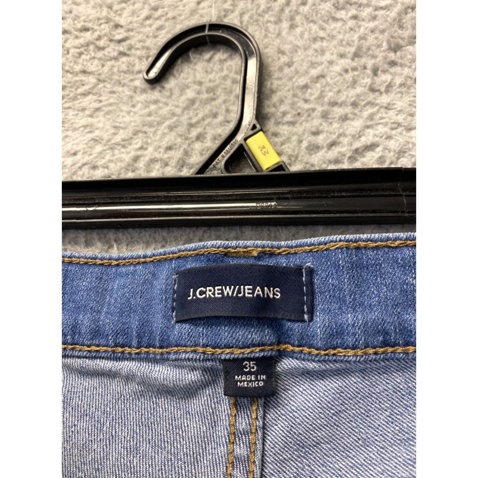 J.Crew J.CREW Women's Distressed Denim Cut-Off Shorts, High Rise, Size 35, Blue, Casual, Summer Size 24" / US 00 / IT 34 - 4 Thumbnail