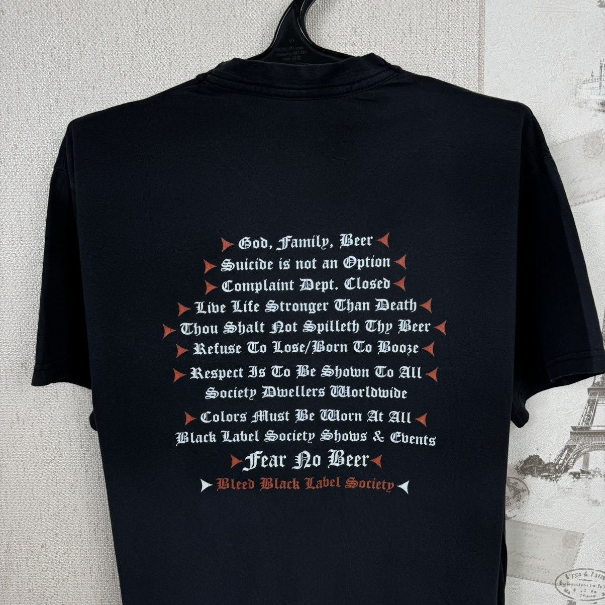 Band Tees × Vintage Vintage Black Label Society T shirt Black L Rock Band Size US L / EU 52-54 / 3 - 16 Thumbnail