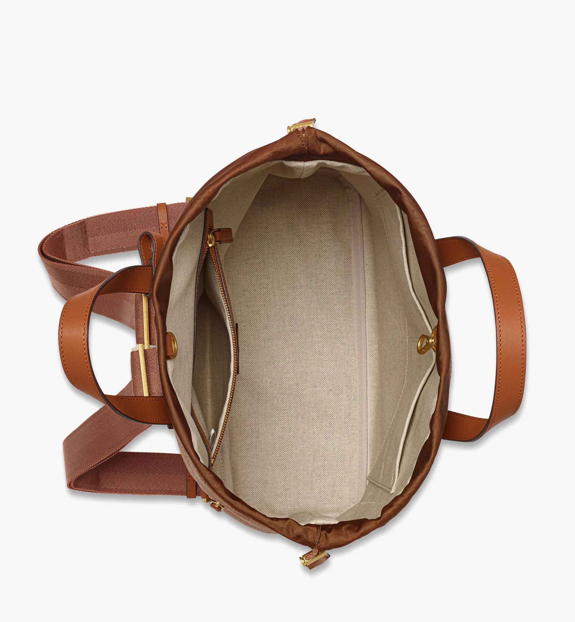 MCM o1mt1gz1224 Size: OS / Medium Backpack in Brown Size ONE SIZE - 4 Thumbnail