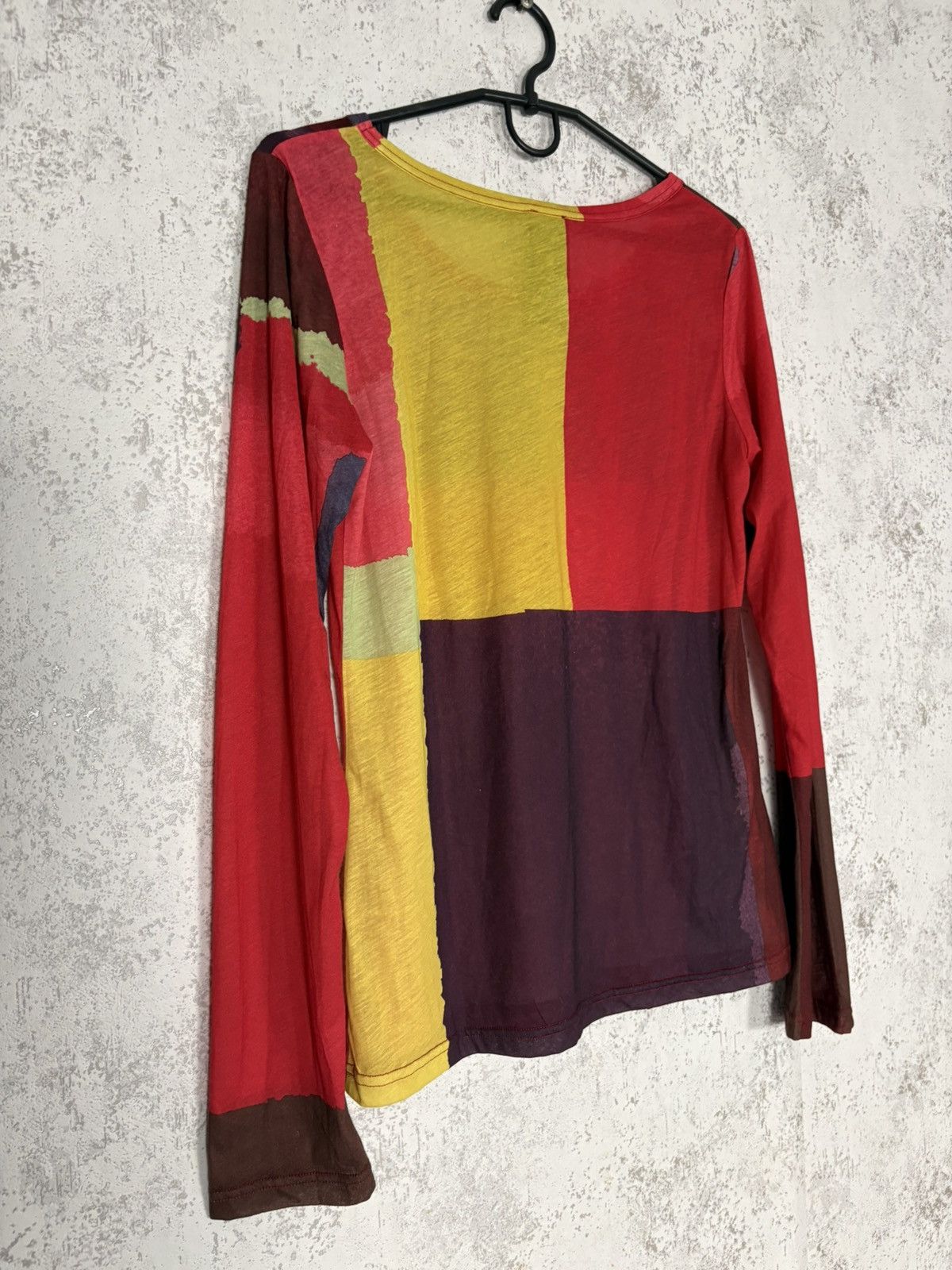 Rundholz Rundholz Abstract Color Block Mesh Long Sleeve Top Size M Size M / US 6-8 / IT 42-44 - 2 Thumbnail