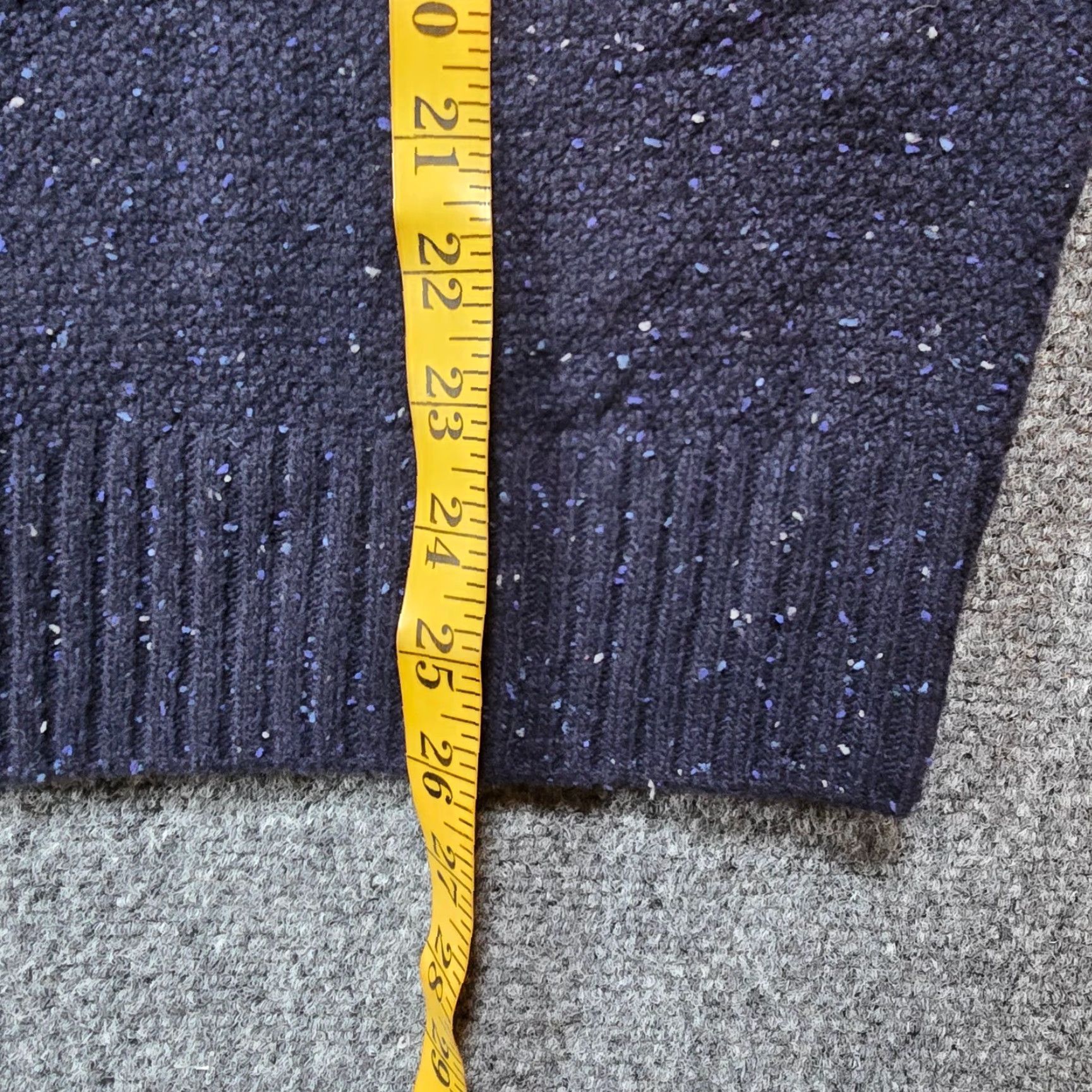 UNTUCKit UNTUCKit Sweater Men Size Medium Blue Speckle Lambs Wool High Neck Casual Career Shirt Size US M / EU 48-50 / 2 - 6 Thumbnail