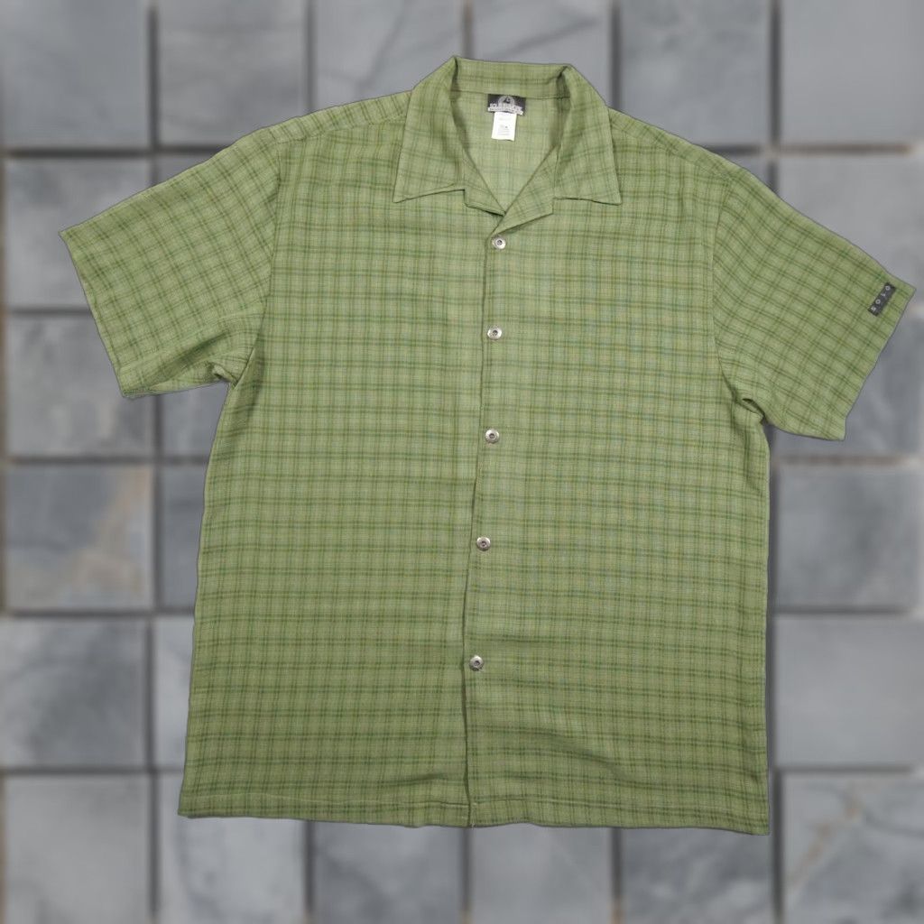 Vintage VINTAGE Solo Semore Shirt Men Large Green Button Down 90s Y2K Skate Rave Chicano Men Size US L / EU 52-54 / 3 - 1 Thumbnail