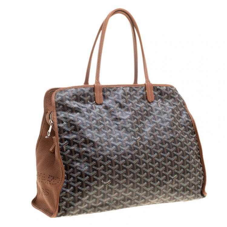 Goyard GOYARD Goyardine Sac Hardy Pet Carrier PM in Black and Brown Size ONE SIZE - 12 Thumbnail