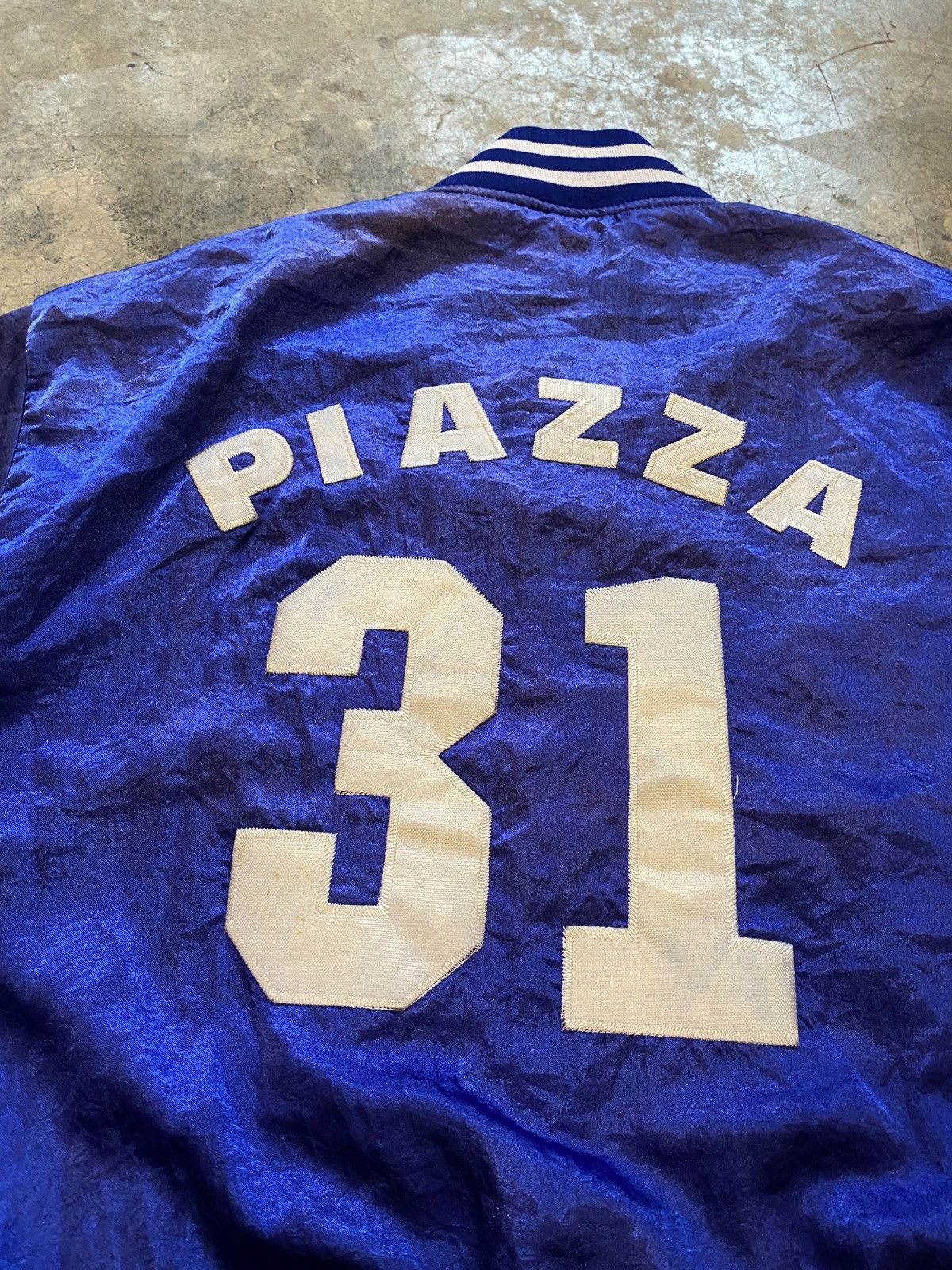 MLB Vintage La Dodgers Piazza Varsity Jacket Size US L / EU 52-54 / 3 - 10 Thumbnail