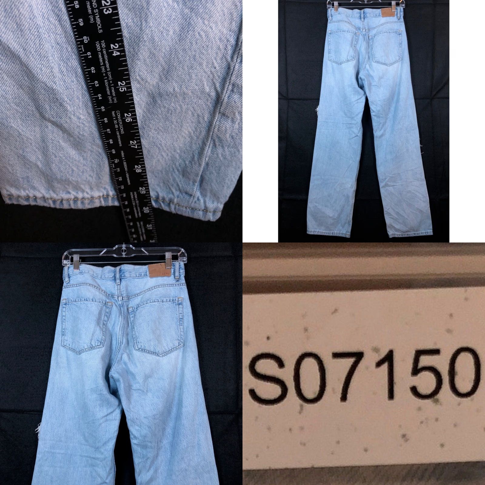 Vintage Aéropostale Jeans Blue Denim High Rise 90s Baggy Distressed 100% Cotton 4 Womens Jeans Baggy High Rise Distressed 90s Womens Boys Mens? Size 27" / US 4 / IT 40 - 8 Thumbnail
