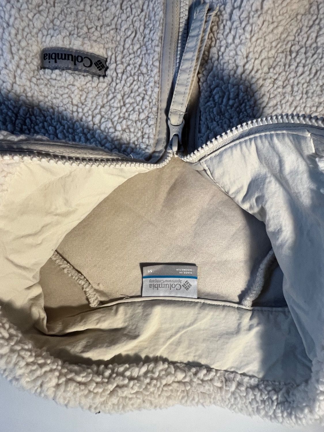Columbia Columbia Sherpa Full Zip Fleece Jacket Size M / US 6-8 / IT 42-44 - 3 Thumbnail