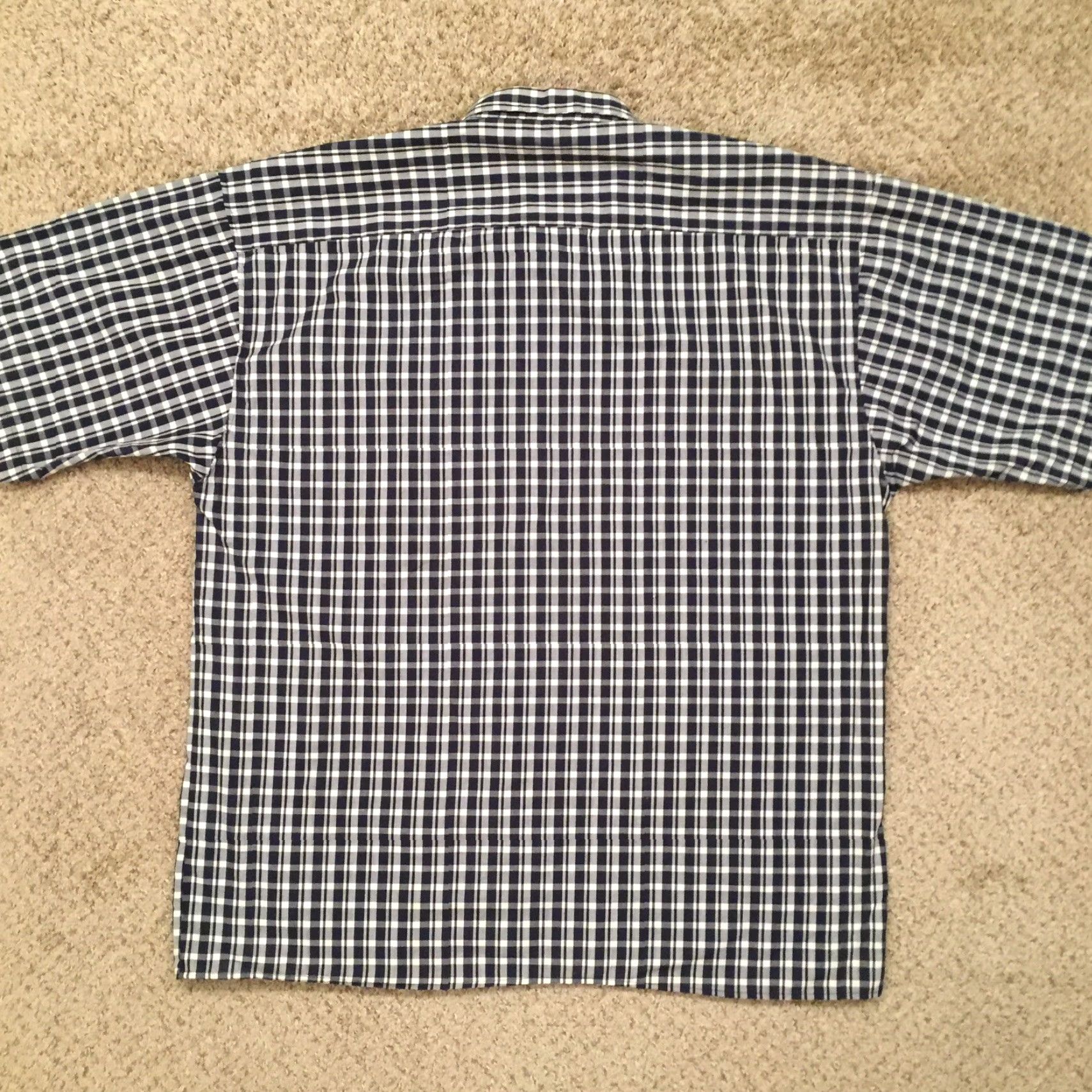 Vintage Koman Sport Shirt Mens XXL Blue Check Short Sleeve Button-Up Size US XXL / EU 58 / 5 - 5 Thumbnail