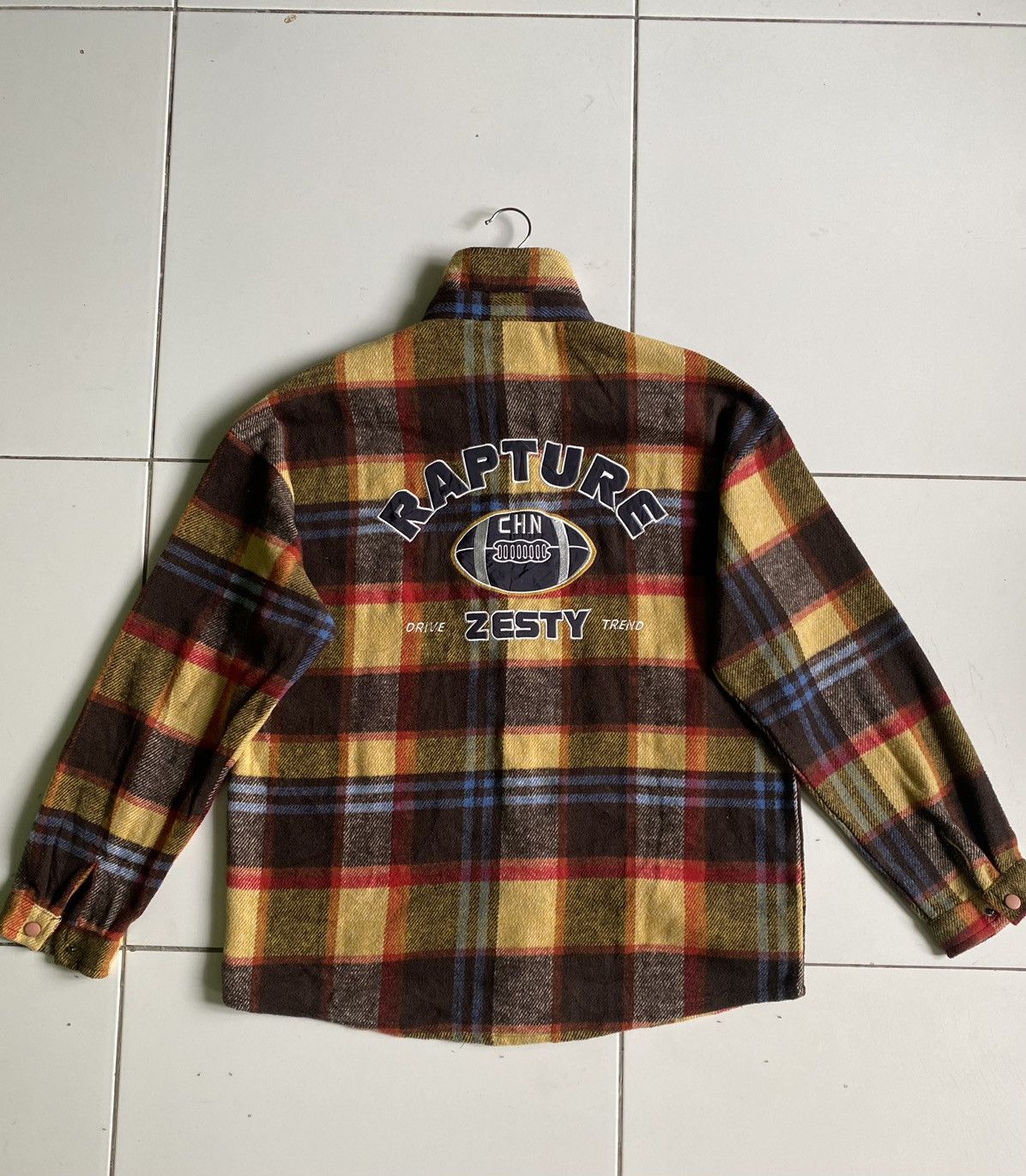 Flannel × Japanese Brand CHN baseball Zesty rapture Button Shirt Size US XL / EU 56 / 4 - 2 Thumbnail