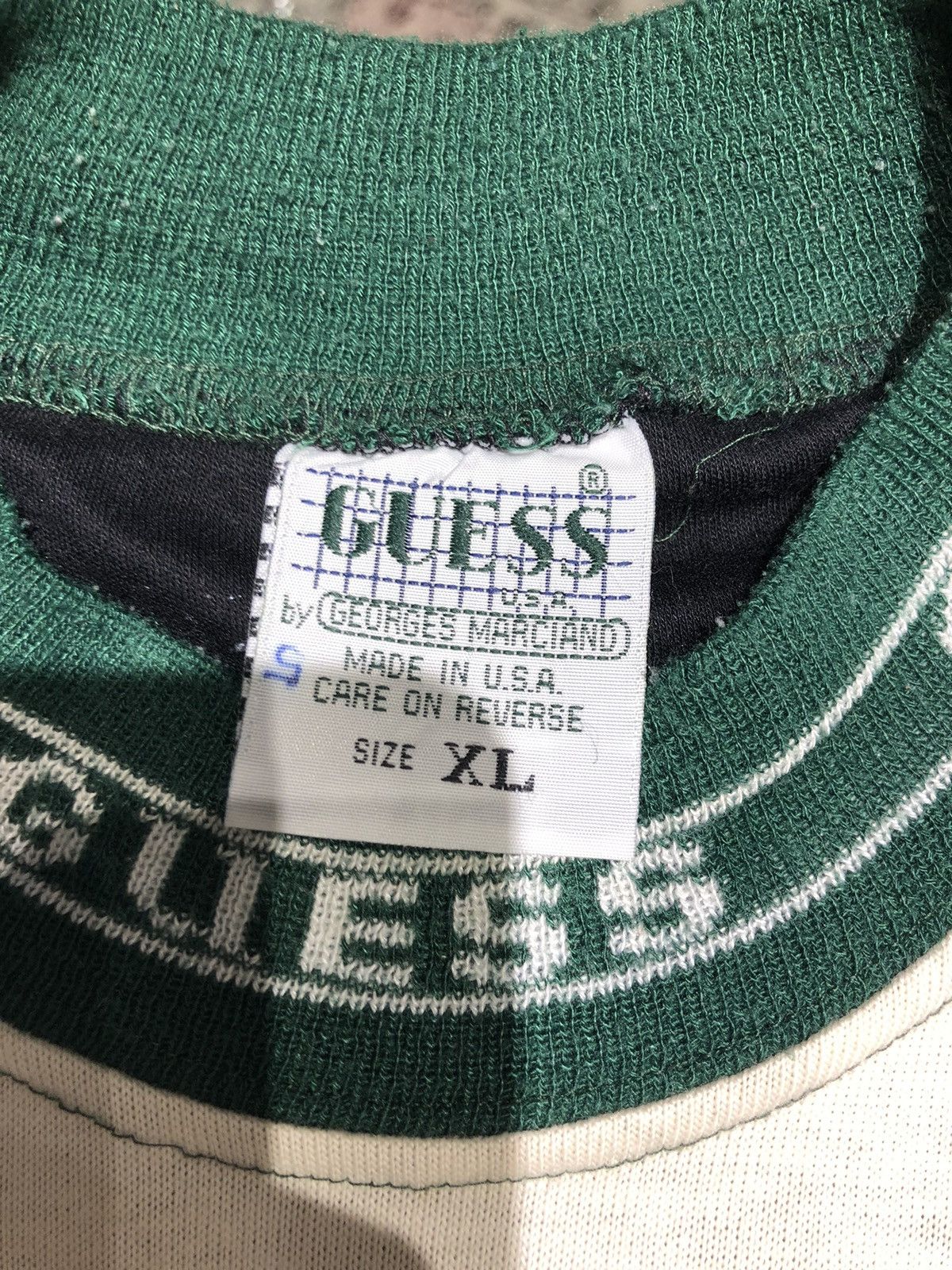 Vintage Vintage 90s Bootleg Guess Jeans T-Shirt Size US XL / EU 56 / 4 - 9 Thumbnail