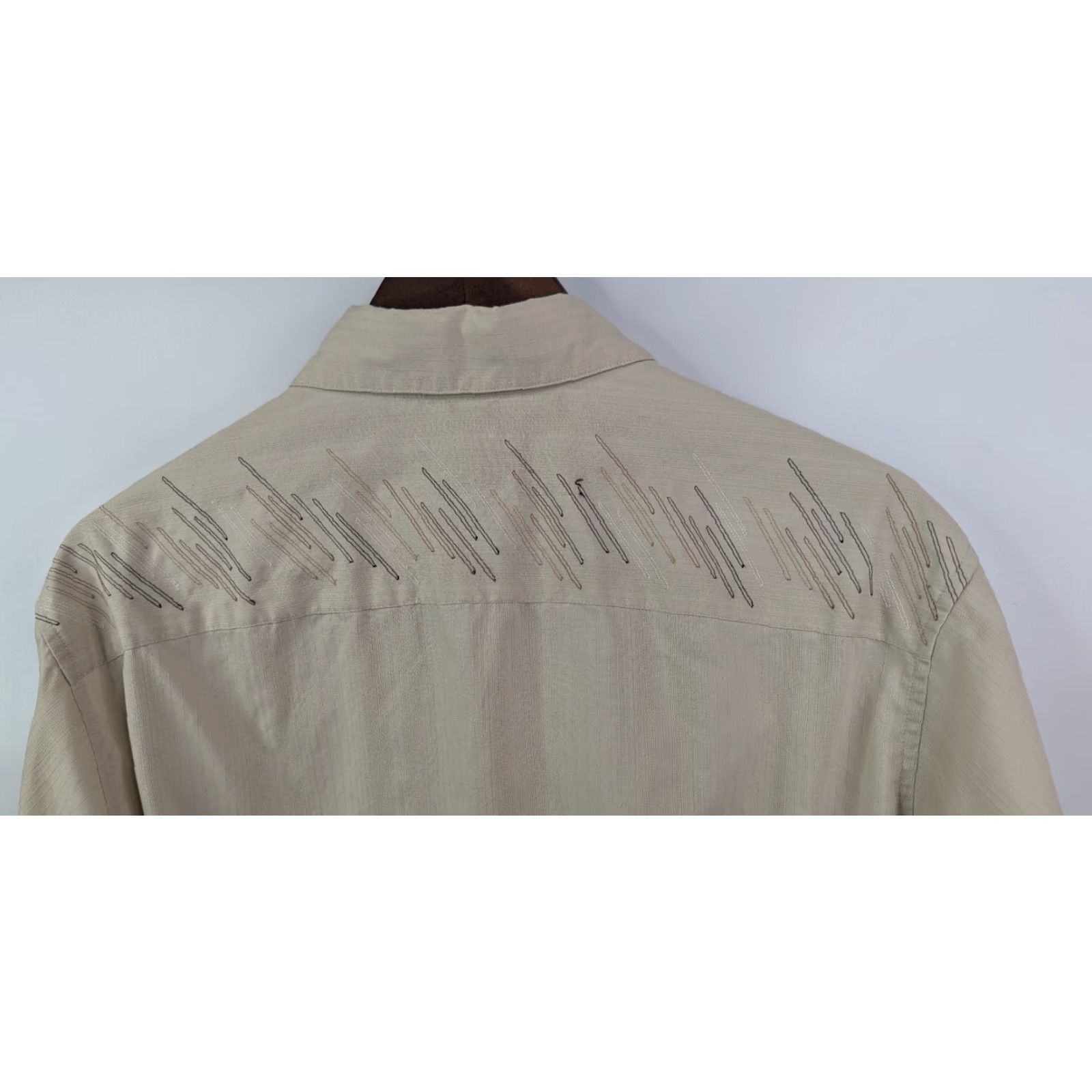 Etro VINTAGE Crazy Horse Shirt Mens Long Sleeve Button-Down Collared Brown Cotton Western Rodeo Casual Dress Shirt - L - Regular Size US L / EU 52-54 / 3 - 7 Thumbnail