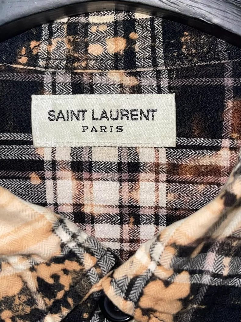 Saint Laurent Paris saint Laurent paris17ss Genuine Black Gold Pleated Splash Size US L / EU 52-54 / 3 - 3 Thumbnail