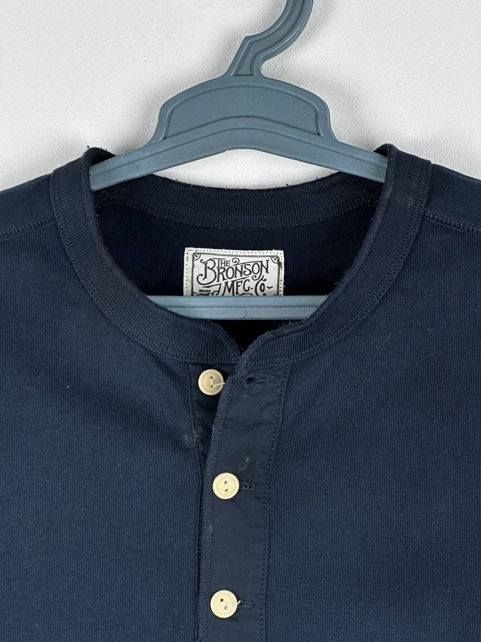 Bronson MFG. CO. Bronson MFG Tubular Long sleeve T Shirt Navy Heavyweight Size US S / EU 44-46 / 1 - 4 Thumbnail
