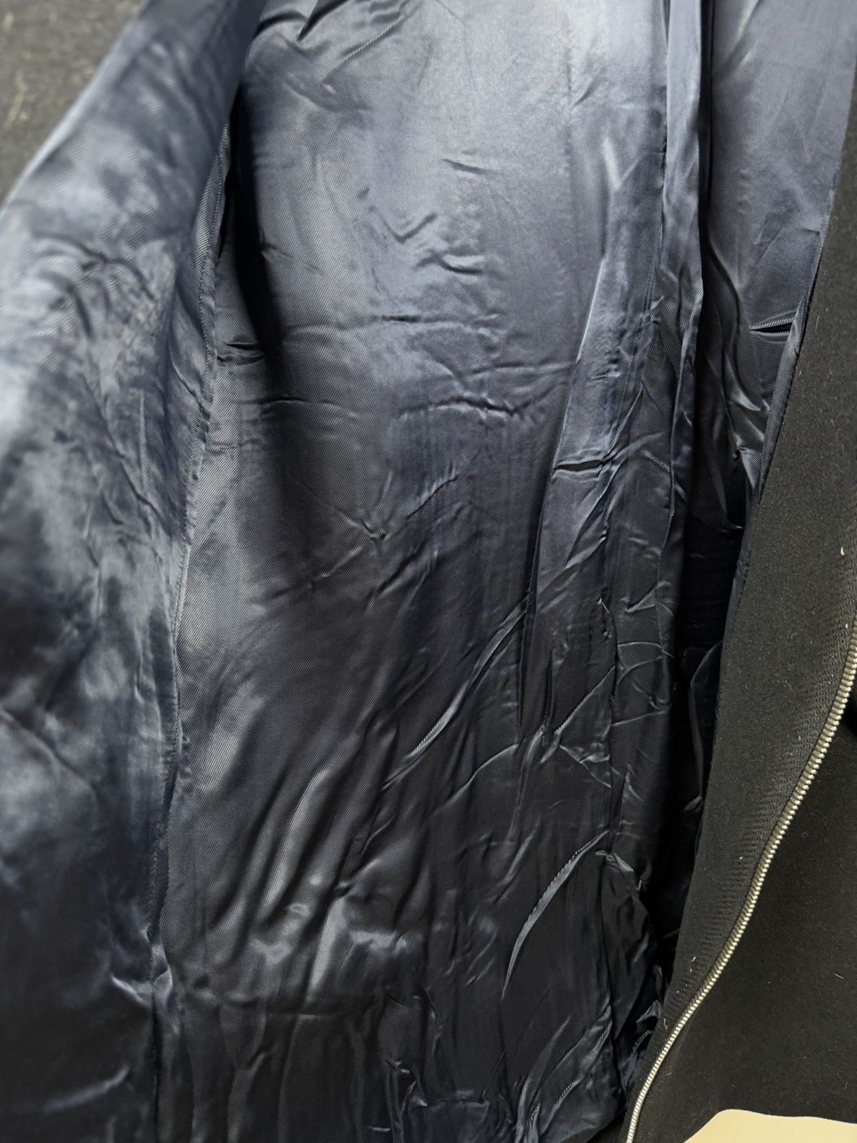 Sandro Sandro Long Black Wool Coat Fur Size M / US 6-8 / IT 42-44 - 8 Thumbnail