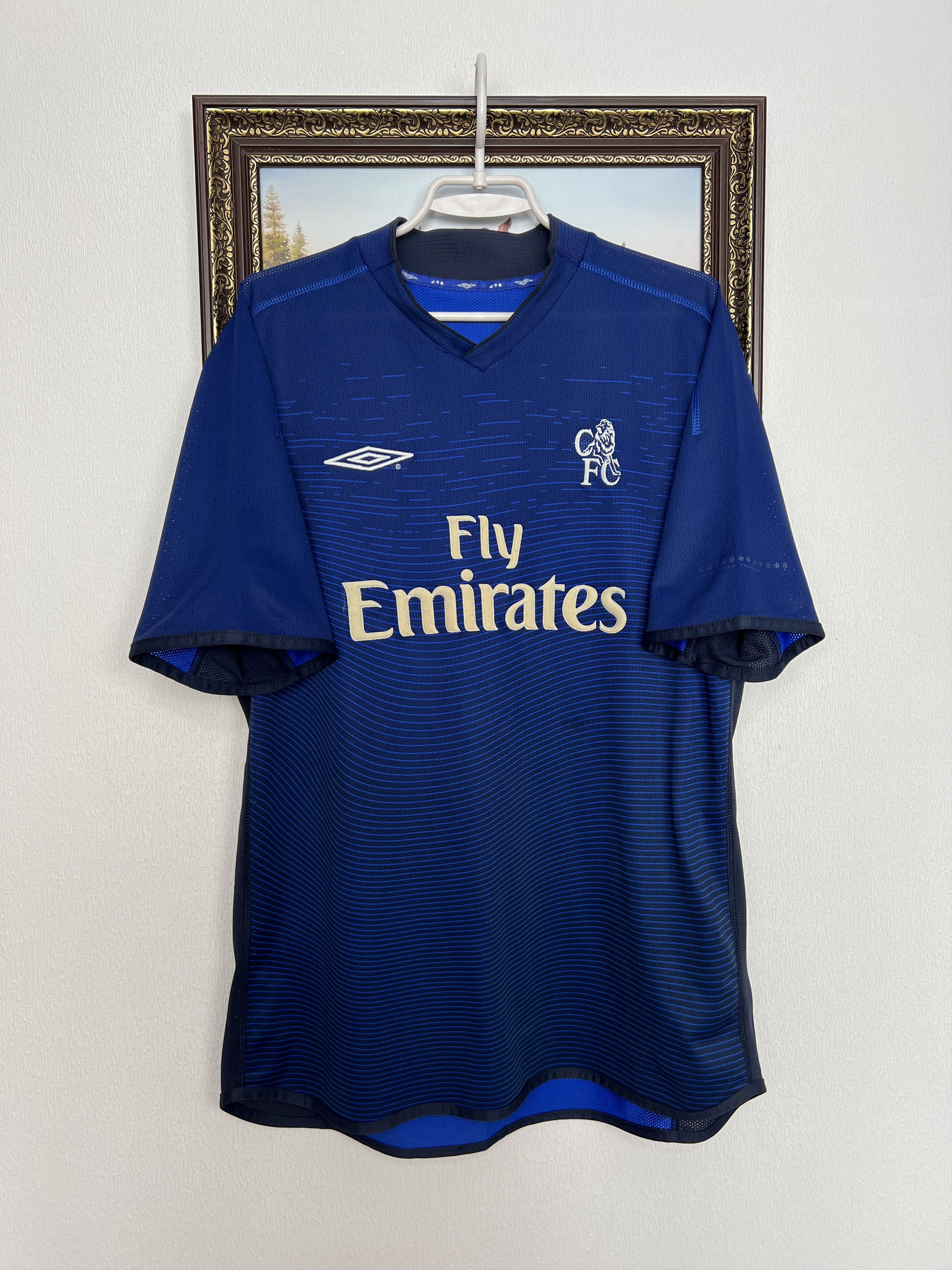 Umbro Vintage Chelsea Football Train Shirt Jersey Trikot Rare Size US L / EU 52-54 / 3 - 1 Thumbnail