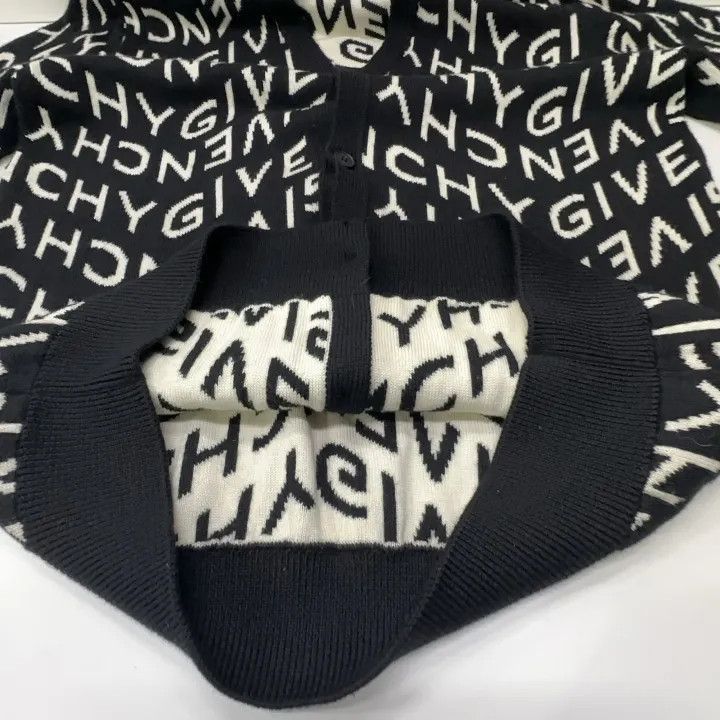 Givenchy Givenchy Givenchy SS21 Logo Print Wool Cardigan -2507 Size US XL / EU 56 / 4 - 9 Thumbnail