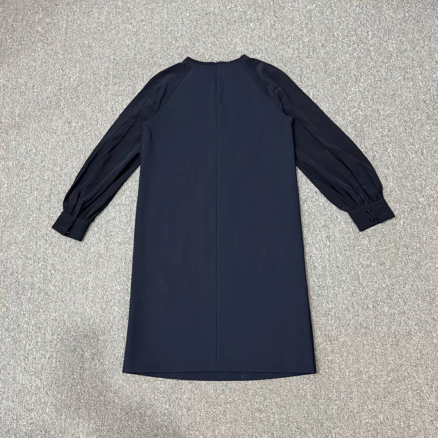 Max Mara Maxmara navy longsleeve dress NWT size 36 Size XS / US 0-2 / IT 36-38 - 2 Thumbnail